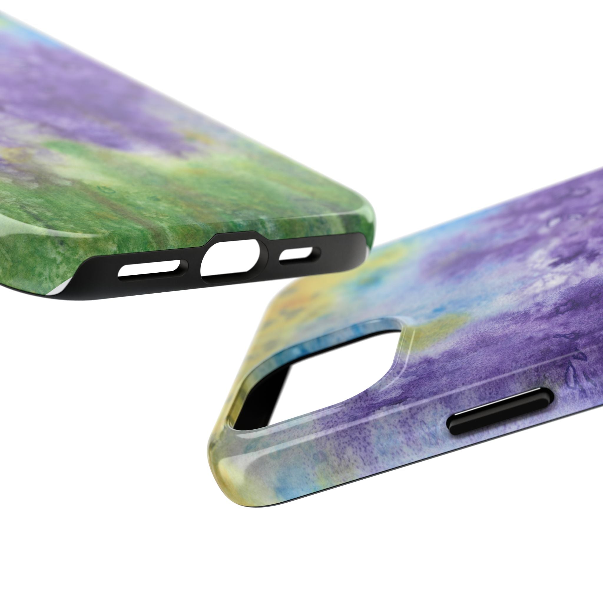 Tough Phone Case - All iPhones and Samsung Galaxys - Exciting Abstract Design #74 Lavender Fields