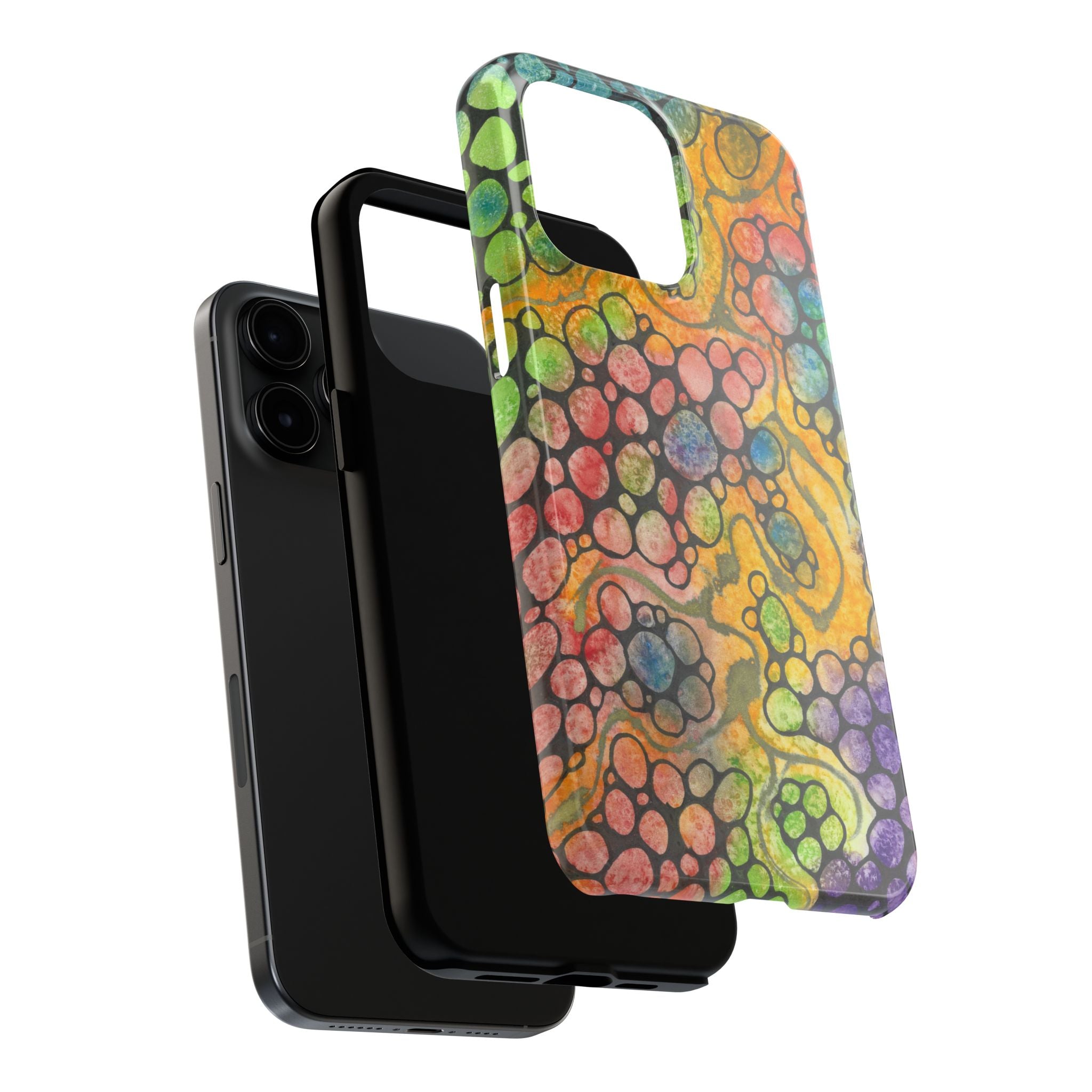 Tough Phone Case - All iPhones and Samsung Galaxys - Exciting Abstract Design #77 River Of Dreams