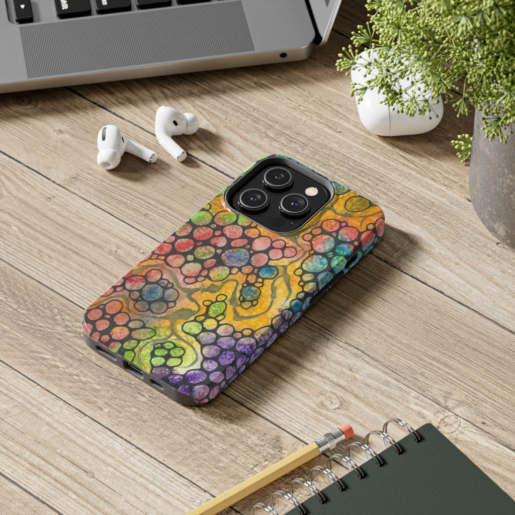 Tough Phone Case - All iPhones and Samsung Galaxys - Exciting Abstract Design #77 River Of Dreams