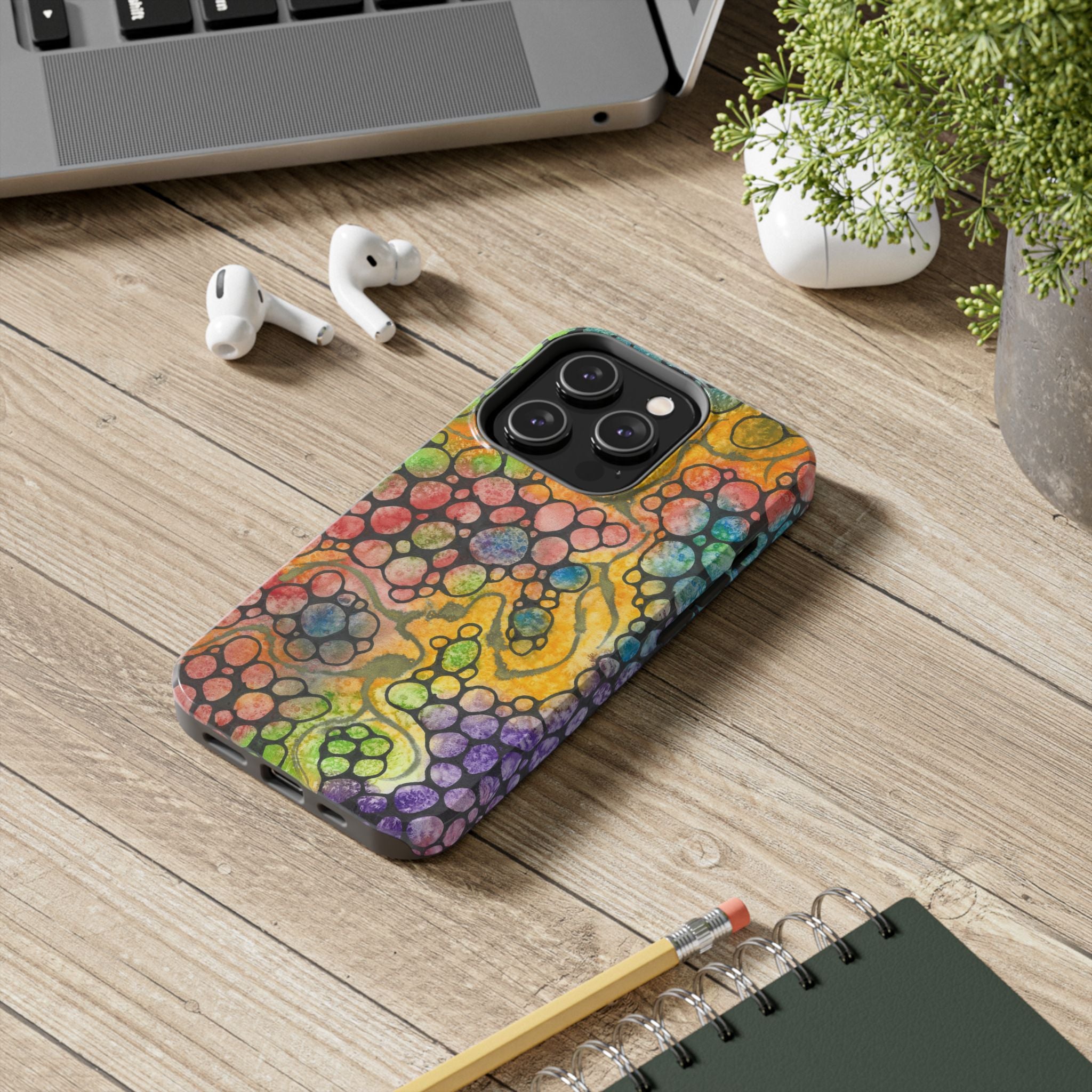 Tough Phone Case - All iPhones and Samsung Galaxys - Exciting Abstract Design #77 River Of Dreams