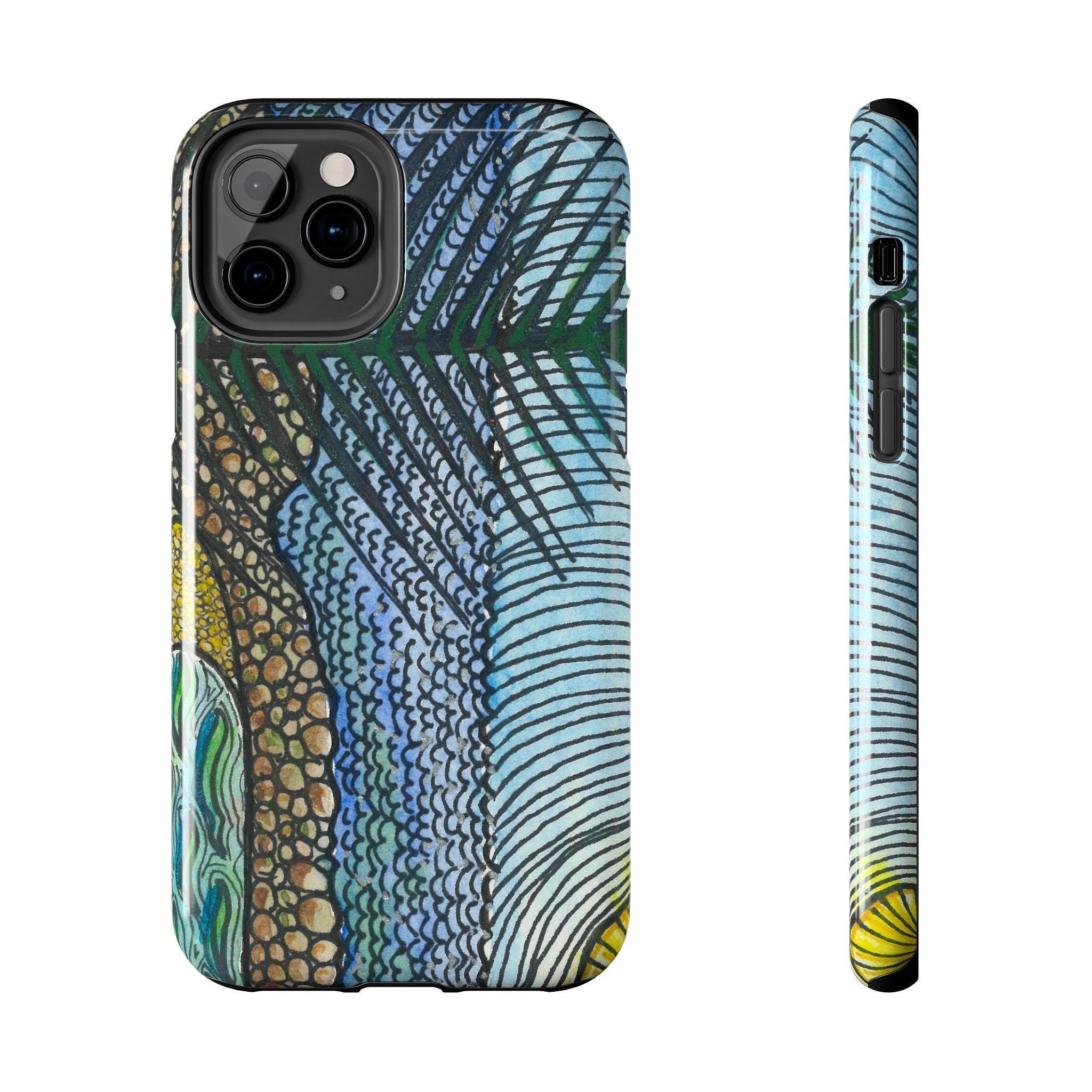 Tough Phone Case - All iPhones and Samsung Galaxys - Exciting Abstract Design #47 Cottesloe