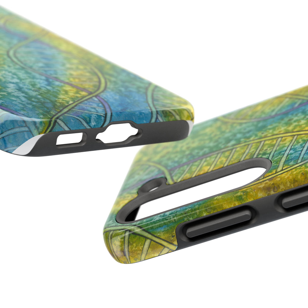 Tough Phone Case - All iPhones and Samsung Galaxys - Exciting Abstract Design #99 Crop of DNA