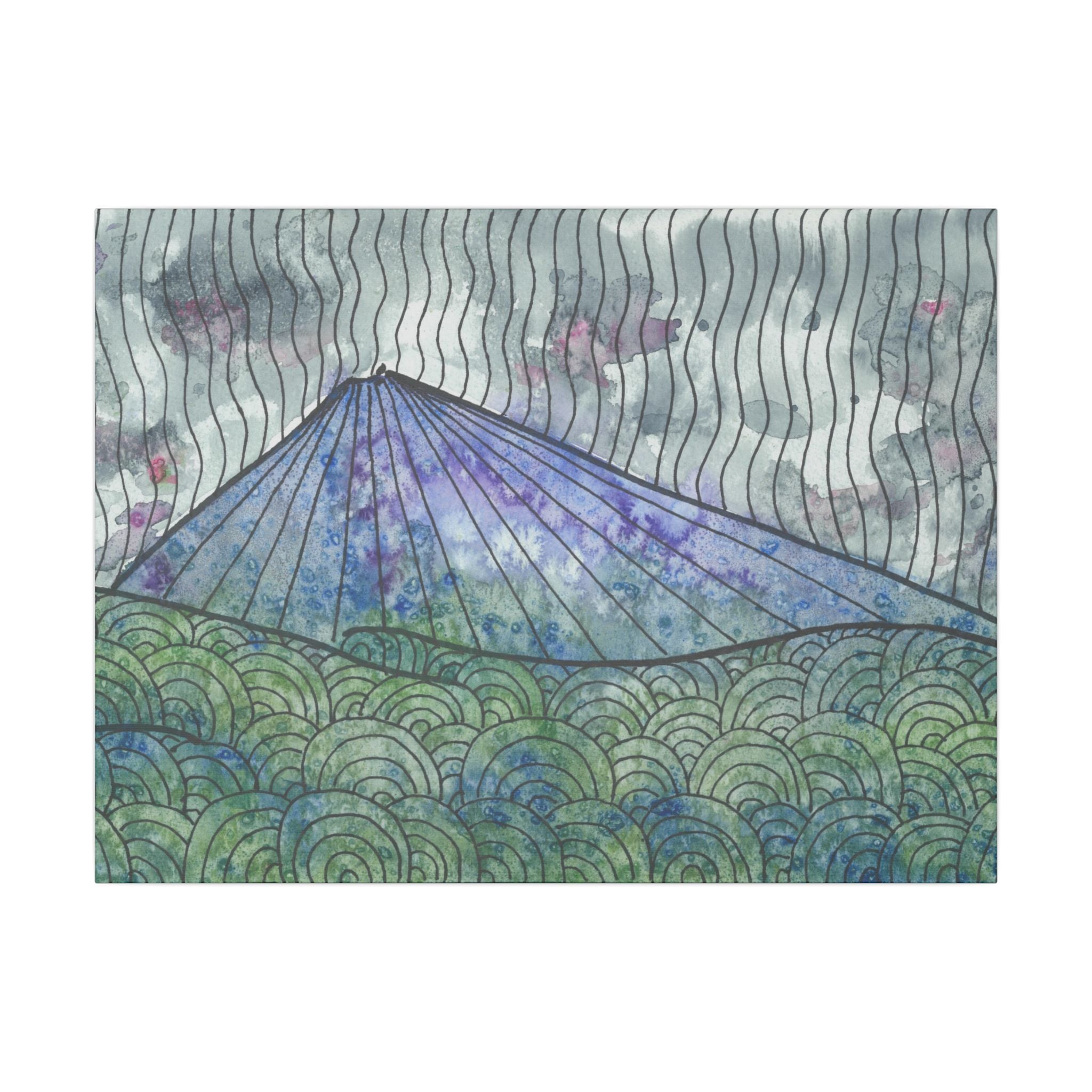 Large Colourful Wall Art, Canvas Prints, For Office, Bedroom or Living Room, or Special Gift #90 Rtanj Pyramid - Serbia