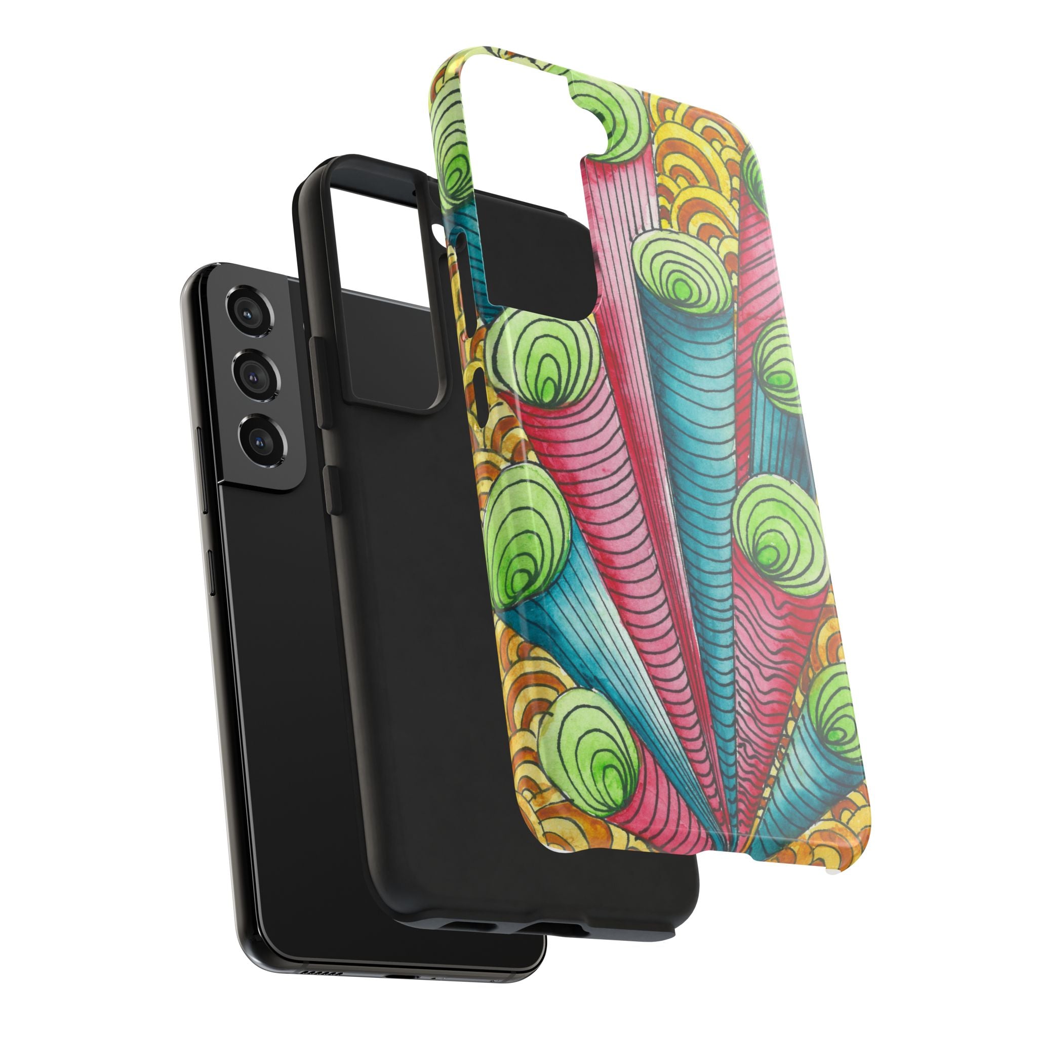 Tough Phone Case - All iPhones and Samsung Galaxys - Exciting Abstract Design #93 On A Mission