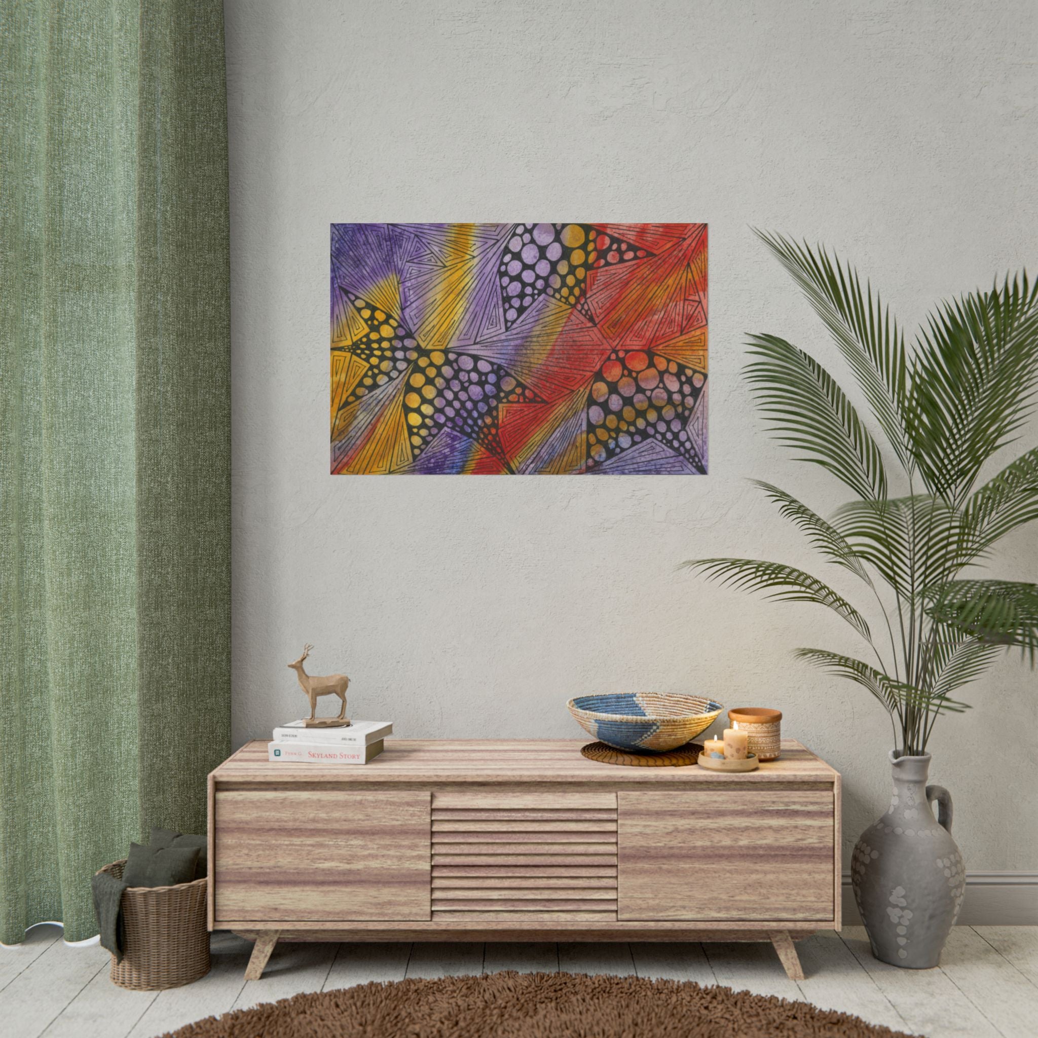 Large Colourful Wall Art, Posters & Prints, For Office, Bedroom or Living Room, or Special Gift #82 Fighting Delusions