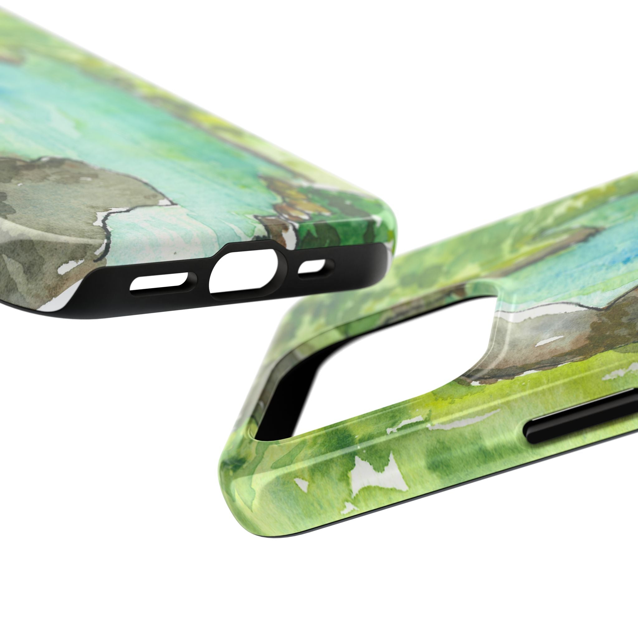Tough Phone Case - All iPhones and Samsung Galaxys - Exciting Abstract Design #88 Tara River - Montenegro