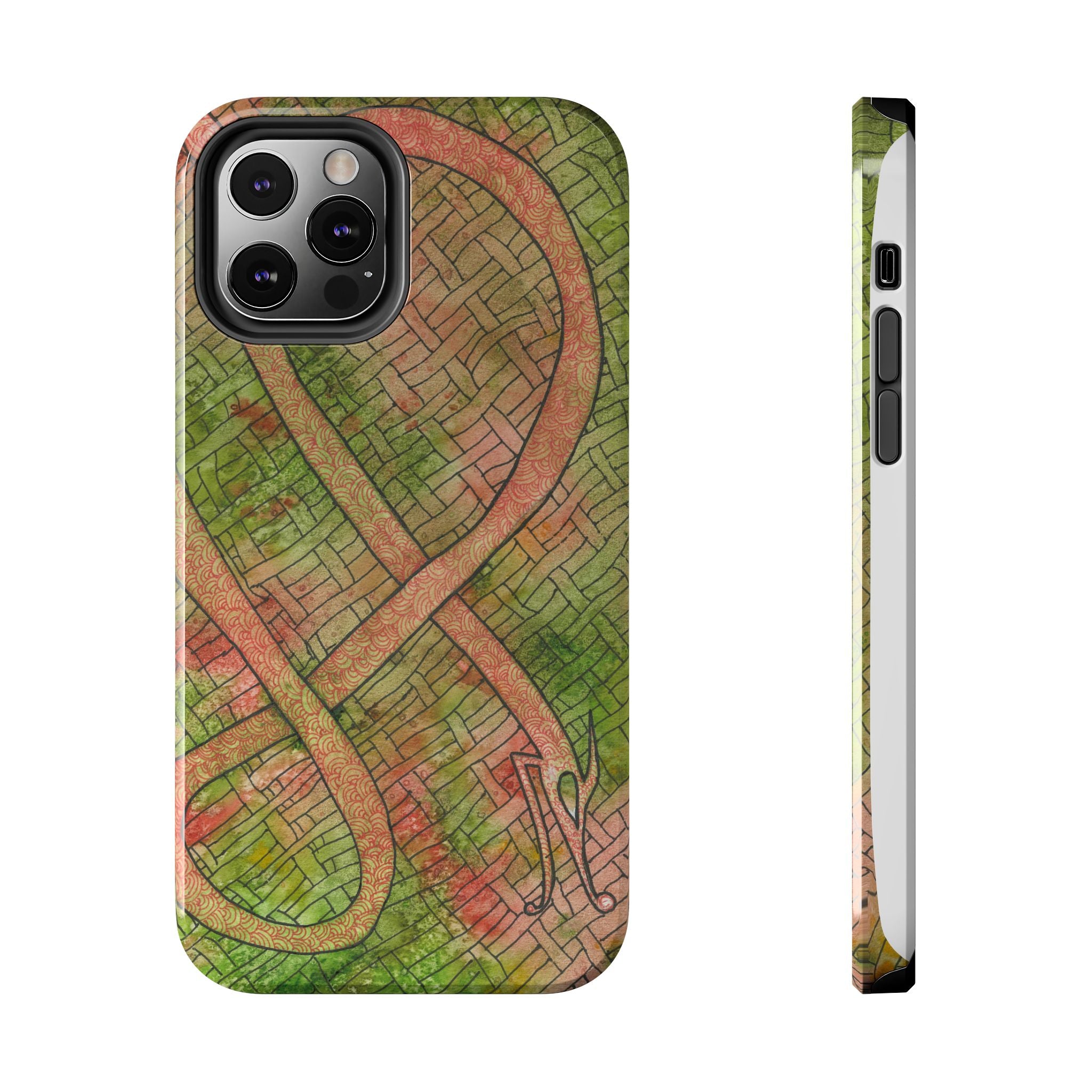 Tough Phone Case - All iPhones and Samsung Galaxys - Exciting Abstract Design #57 Celtic Flavours
