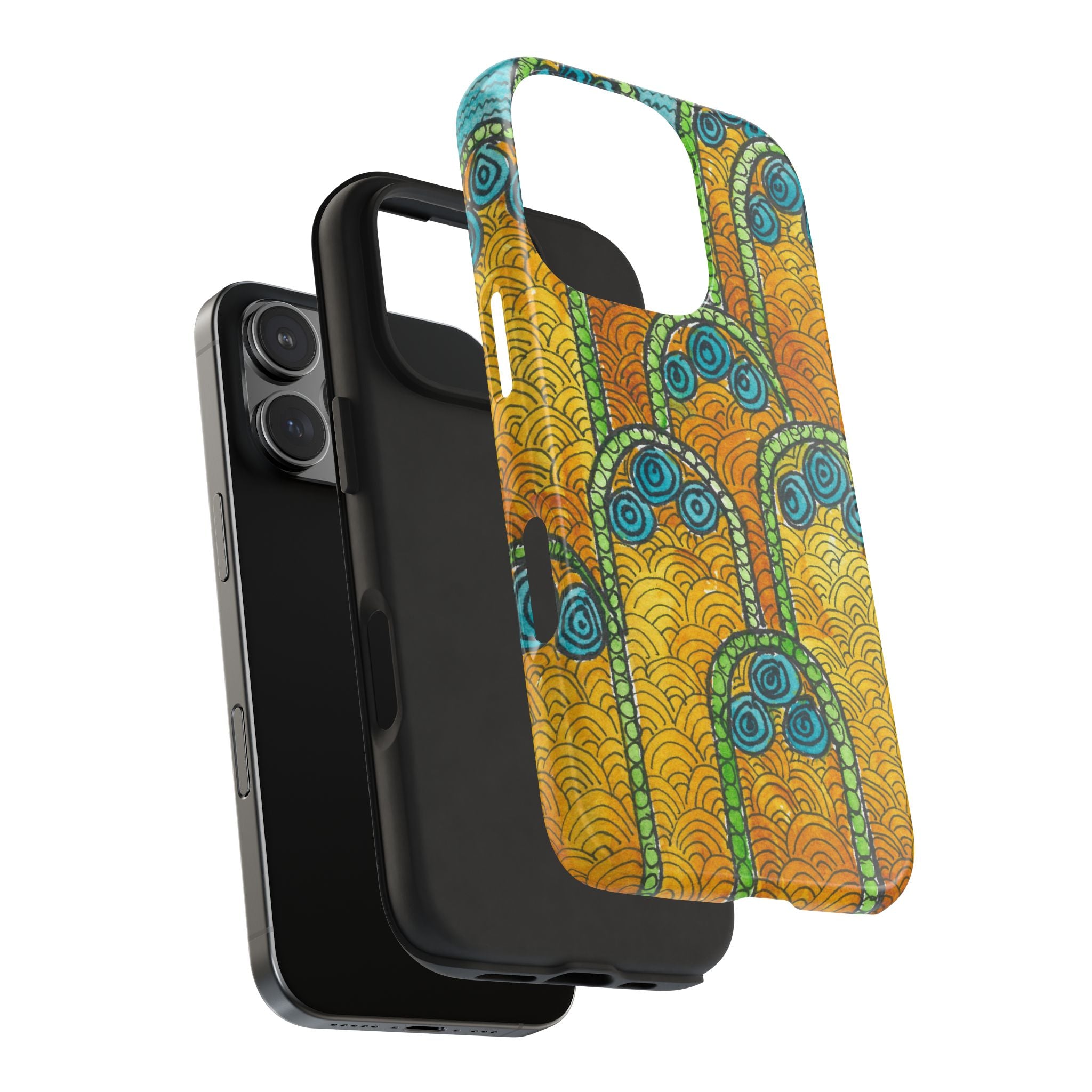 Tough Phone Case - All iPhones and Samsung Galaxys - Exciting Abstract Design #87 Belgrade Impressions - Serbia