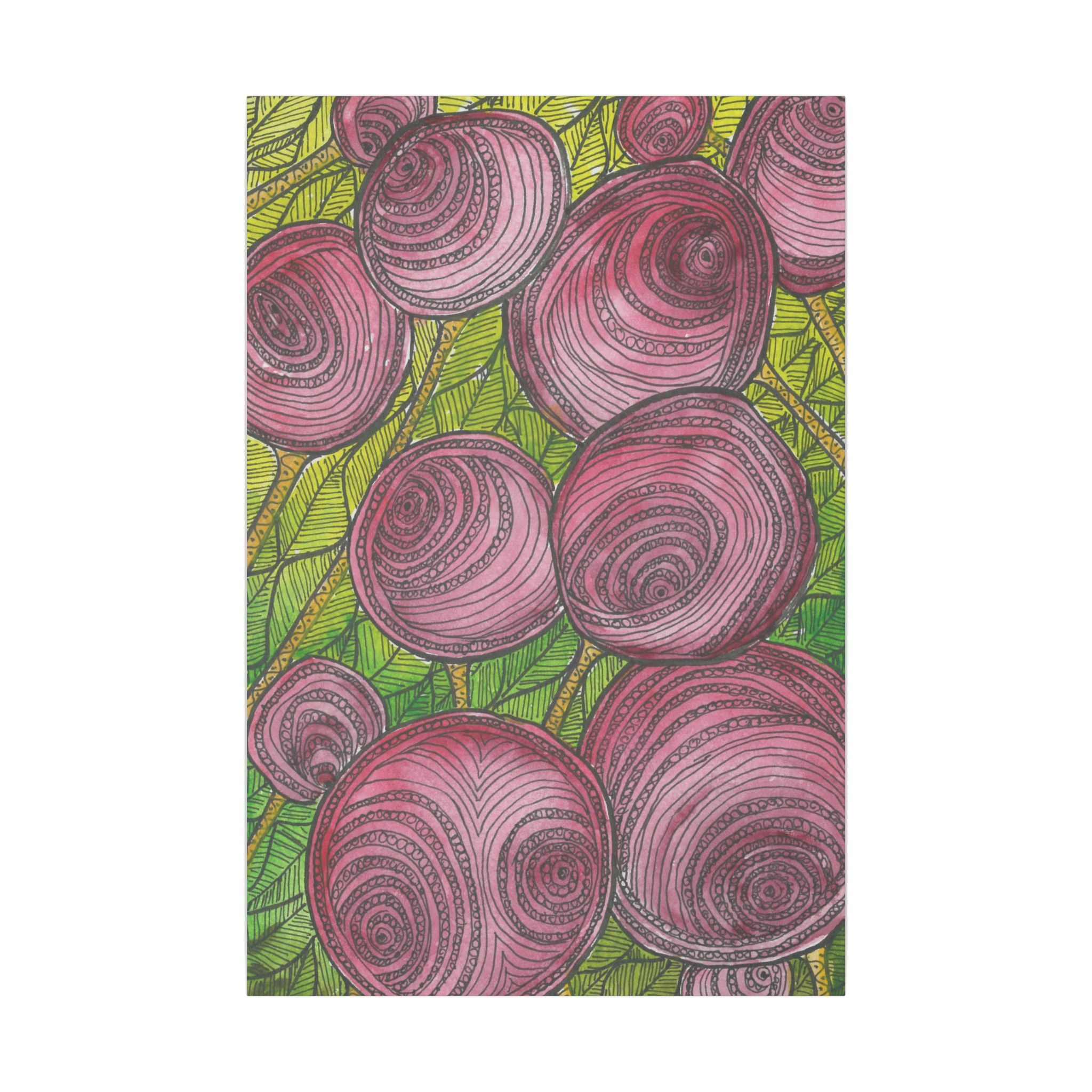 Large Colourful Wall Art, Canvas Prints, For Office, Bedroom or Living Room, or Special Gift #9 Spaced Blossoms