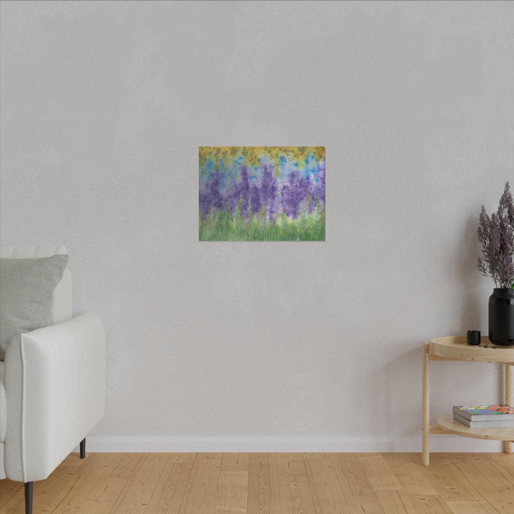 Large Colourful Wall Art, Canvas Prints, For Office, Bedroom or Living Room, or Special Gift #74 Lavender Fields