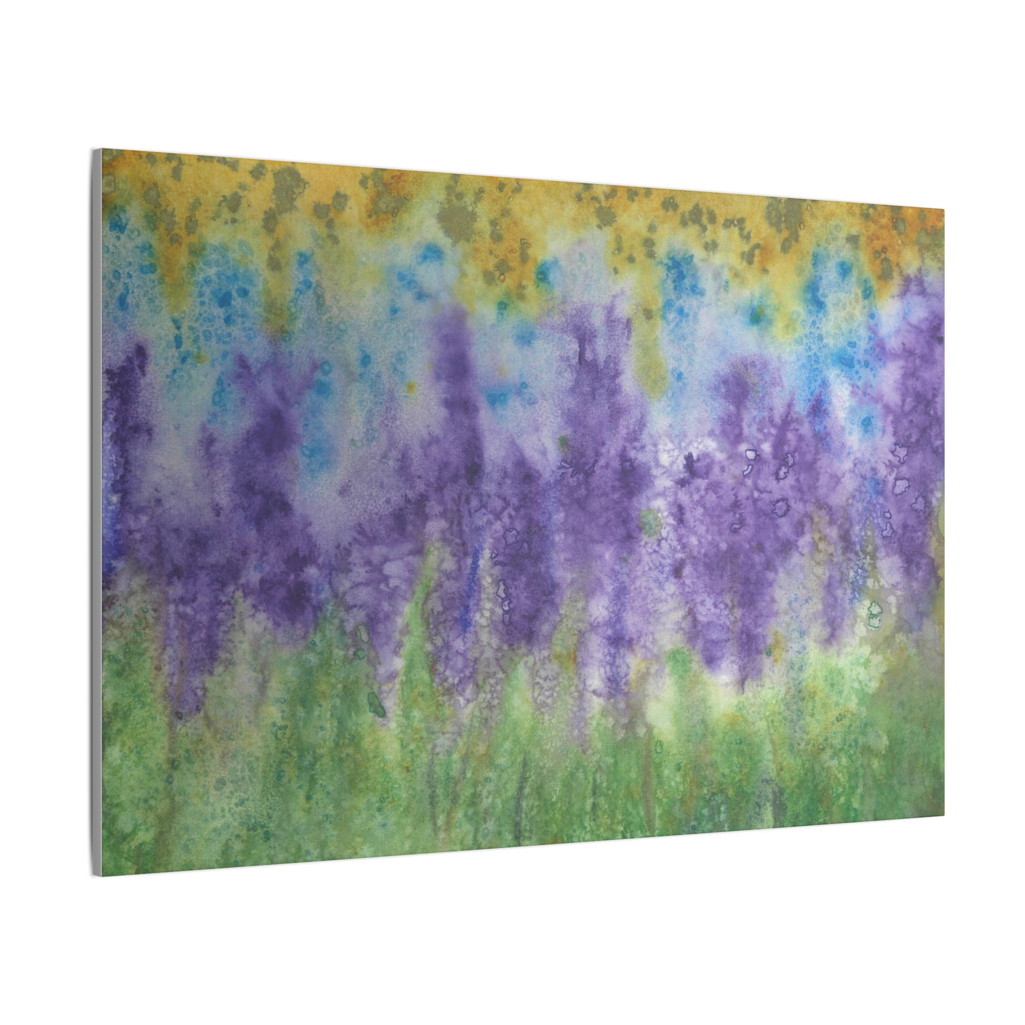 Large Colourful Wall Art, Canvas Prints, For Office, Bedroom or Living Room, or Special Gift #74 Lavender Fields
