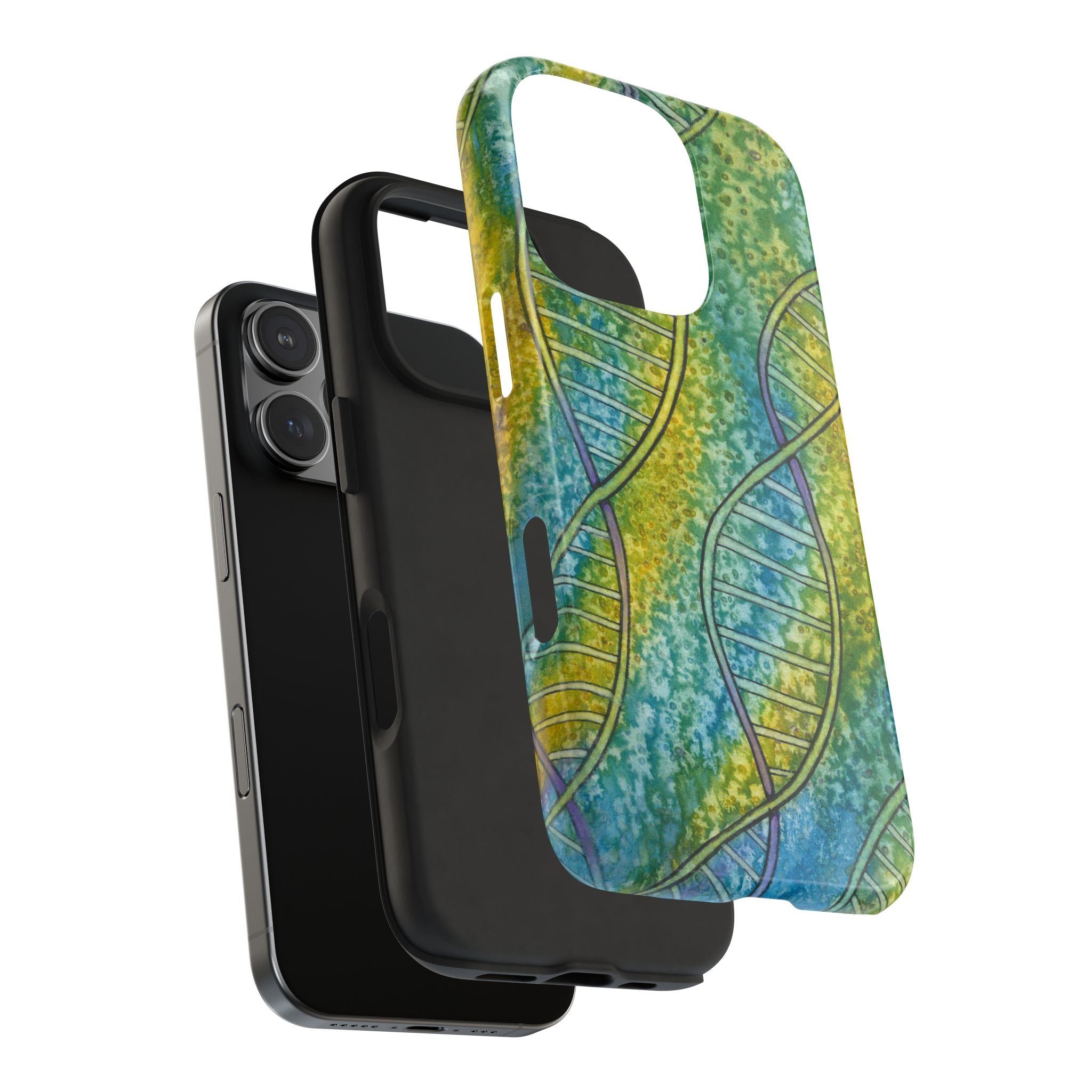 Tough Phone Case - All iPhones and Samsung Galaxys - Exciting Abstract Design #99 Crop of DNA