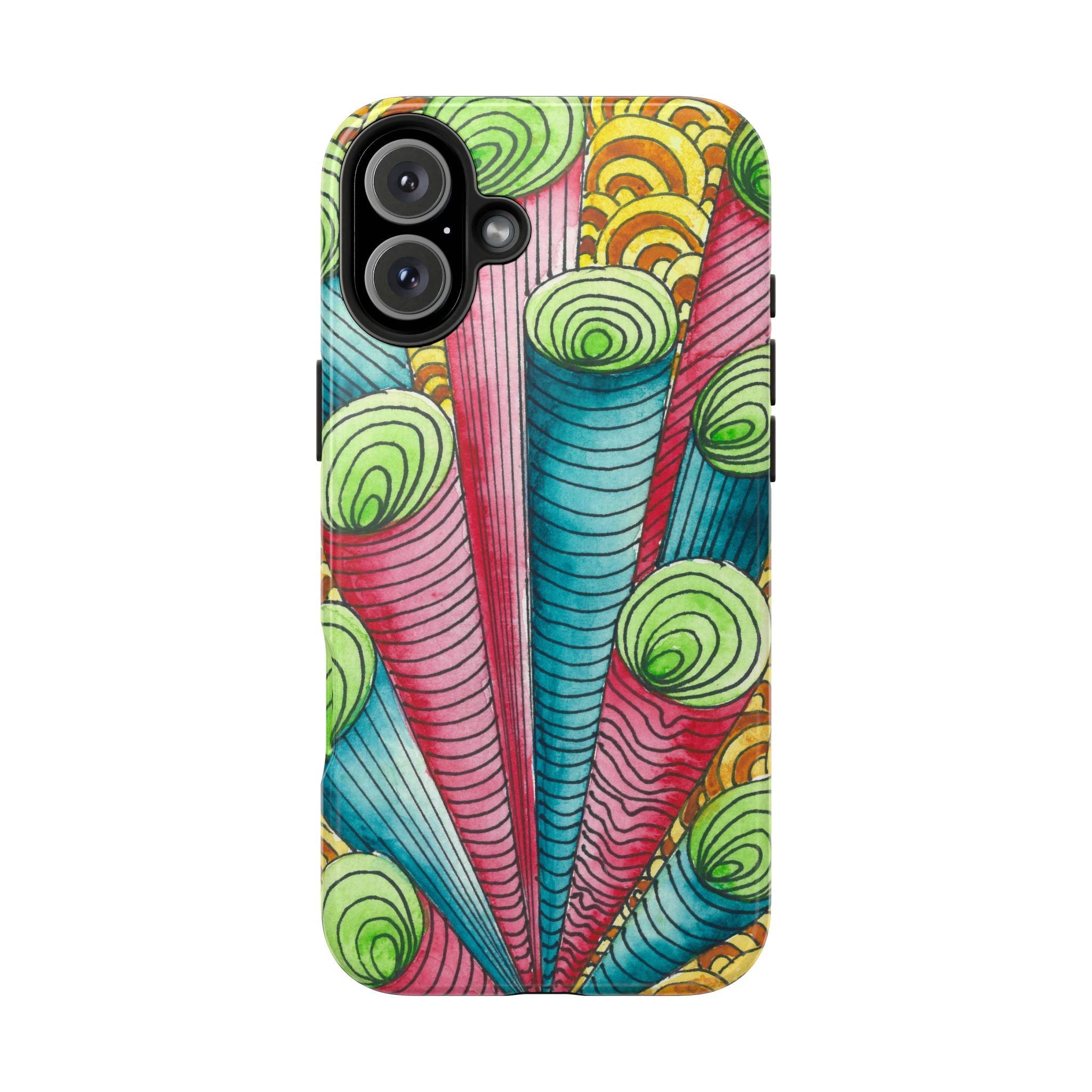 Tough Phone Case - All iPhones and Samsung Galaxys - Exciting Abstract Design #93 On A Mission