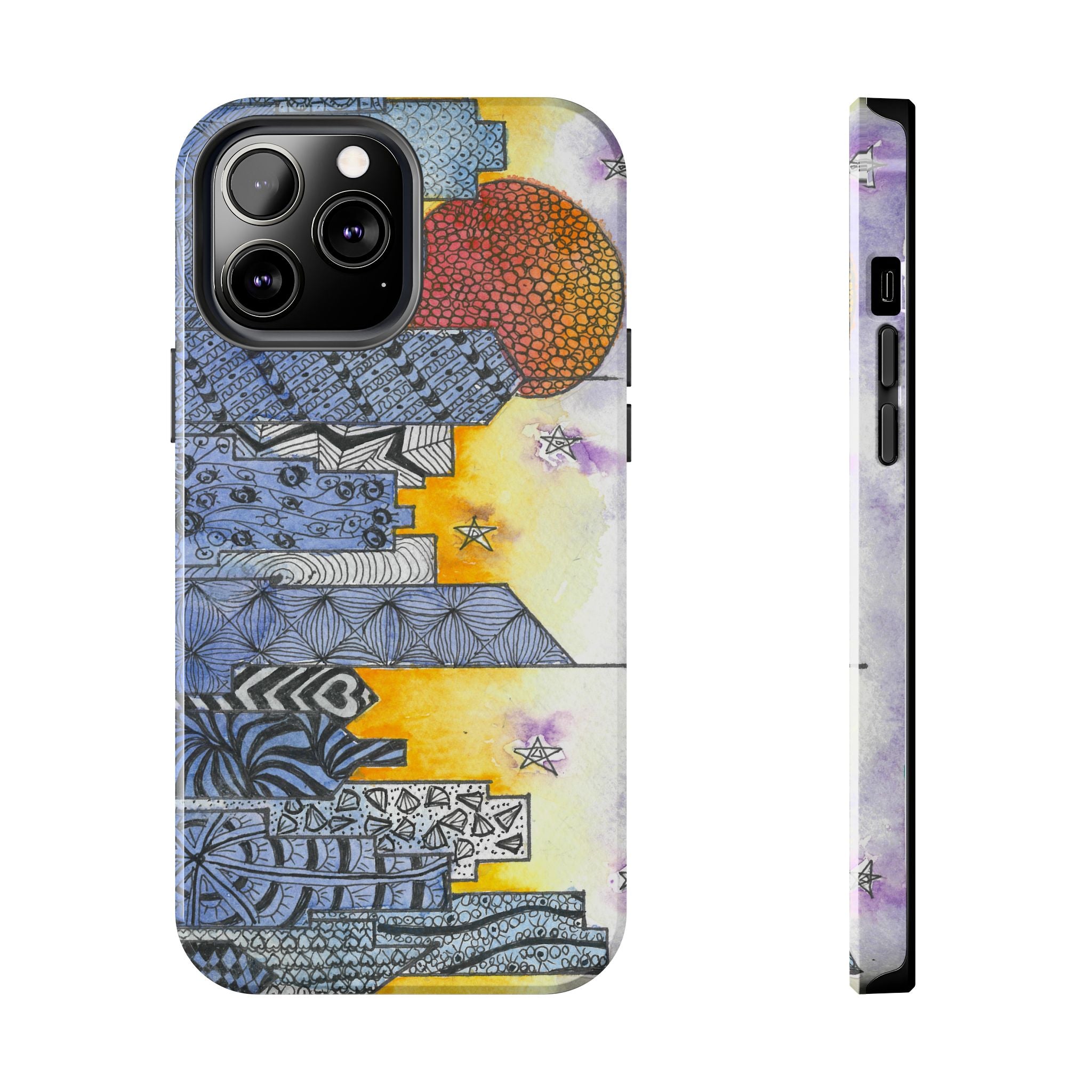 Tough Phone Case - All iPhones and Samsung Galaxys - Exciting Abstract Design #5 In The Shadows