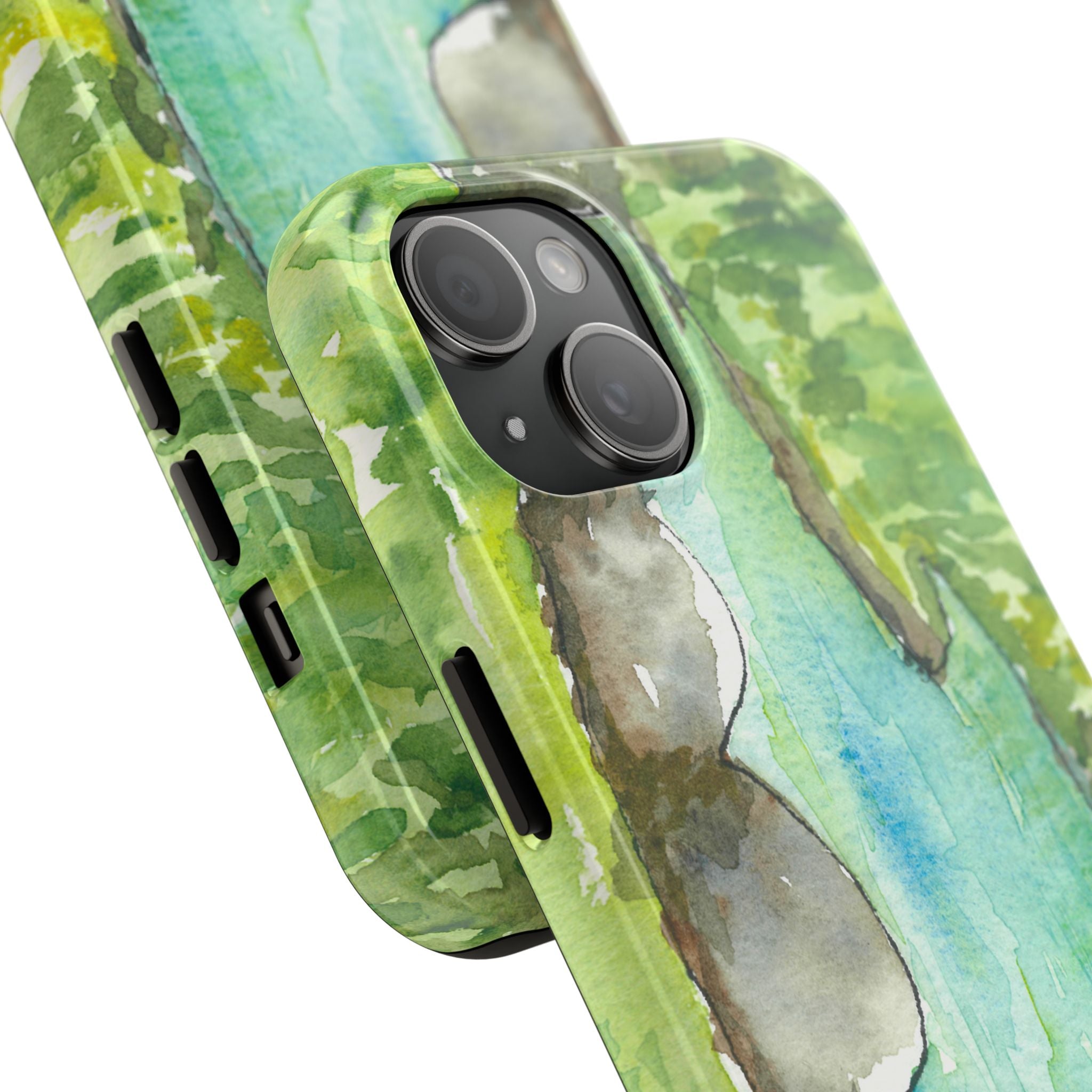 Tough Phone Case - All iPhones and Samsung Galaxys - Exciting Abstract Design #88 Tara River - Montenegro