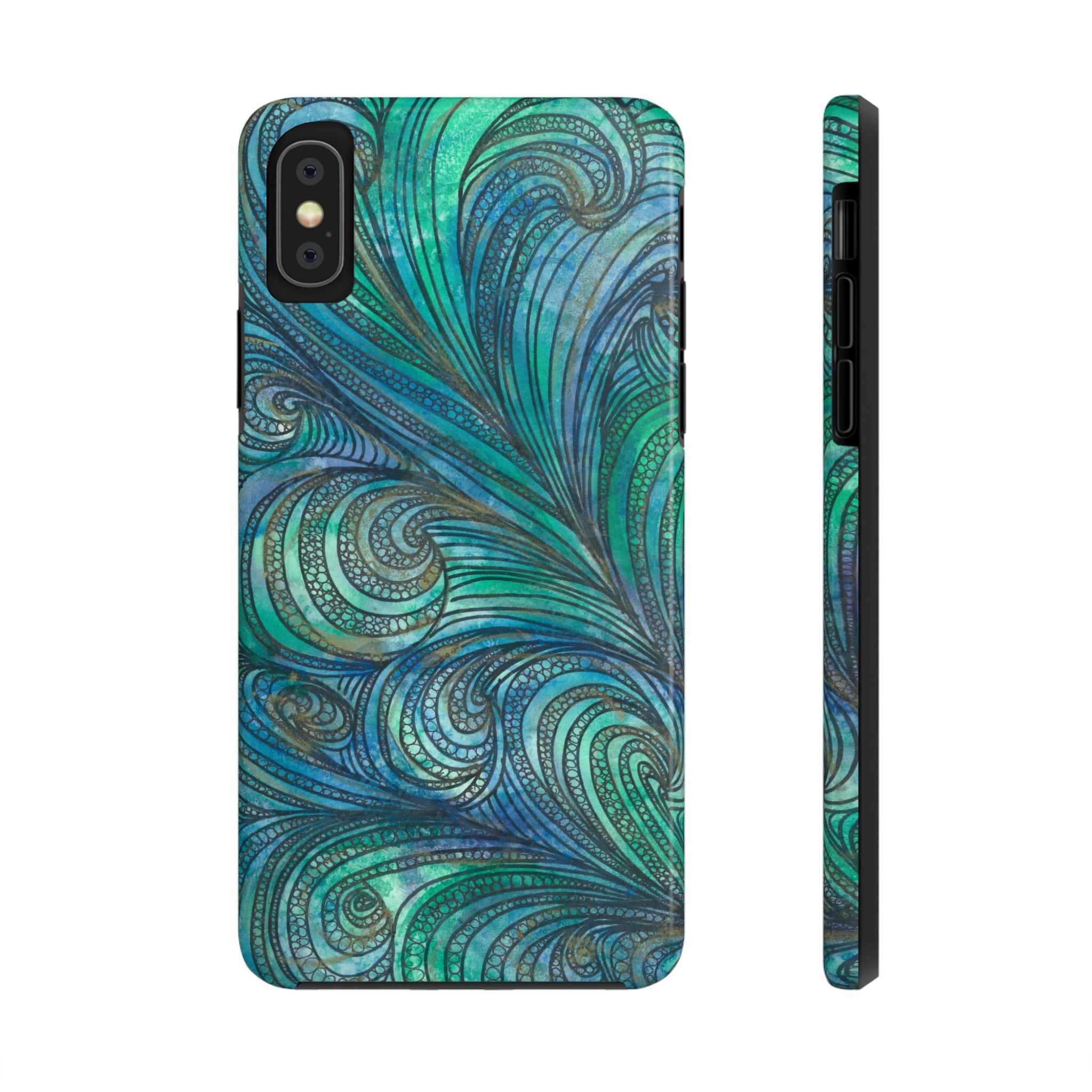 Tough Phone Case - All iPhones and Samsung Galaxys - Exciting Abstract Design #71 Call Of The Sea