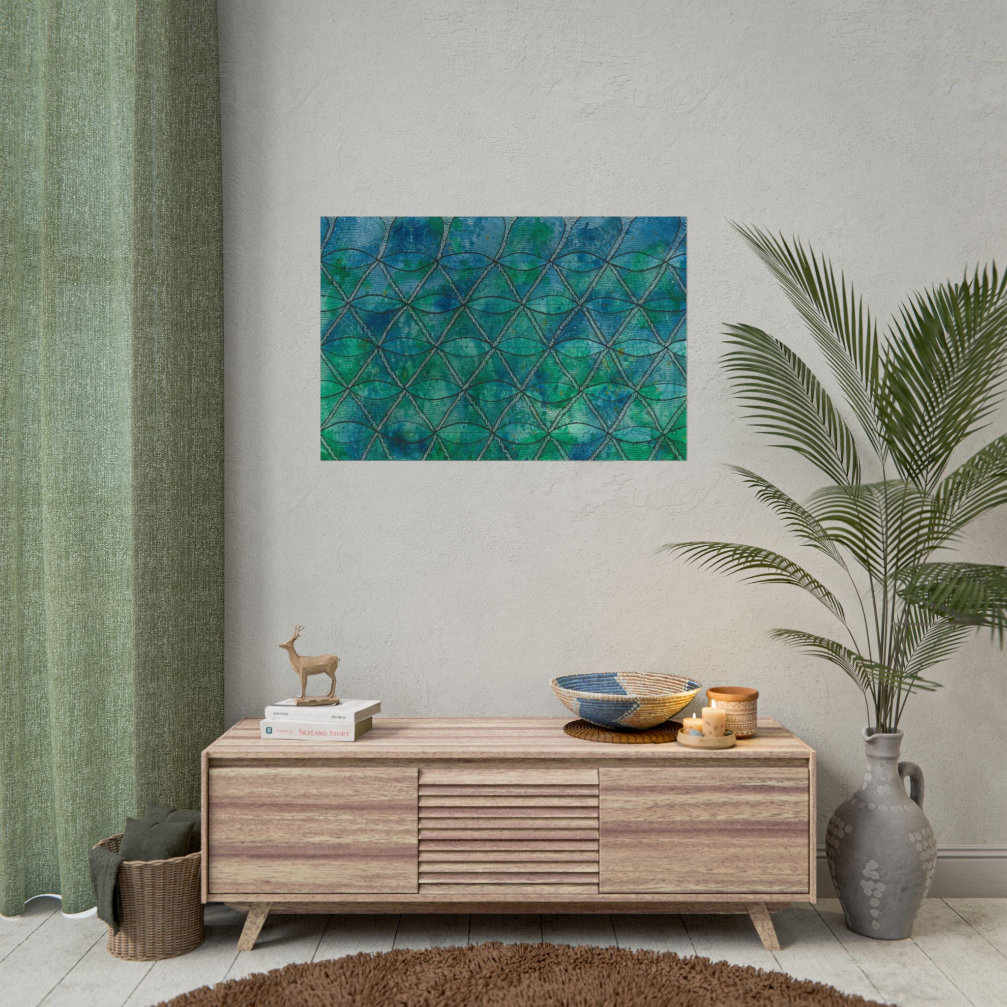 Large Colourful Wall Art, Posters & Prints, For Office, Bedroom or Living Room, or Special Gift #58 How's The Serenity?