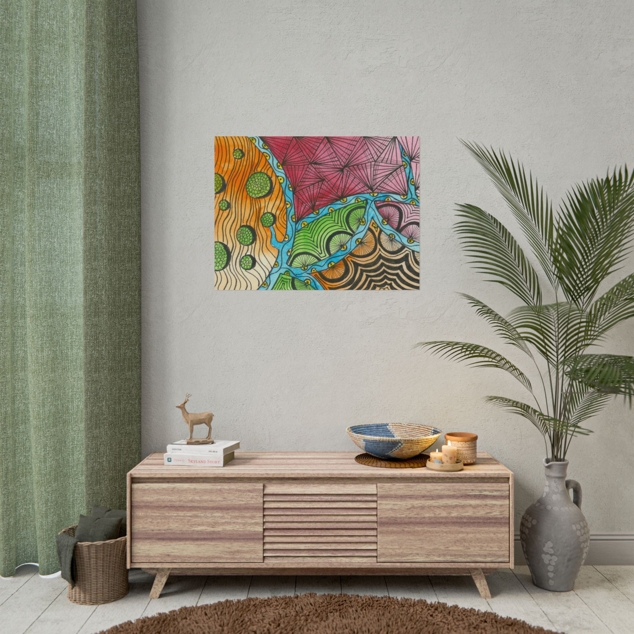 Large Colourful Wall Art, Posters & Prints, For Office, Bedroom or Living Room, or Special Gift #11 Today's The Day