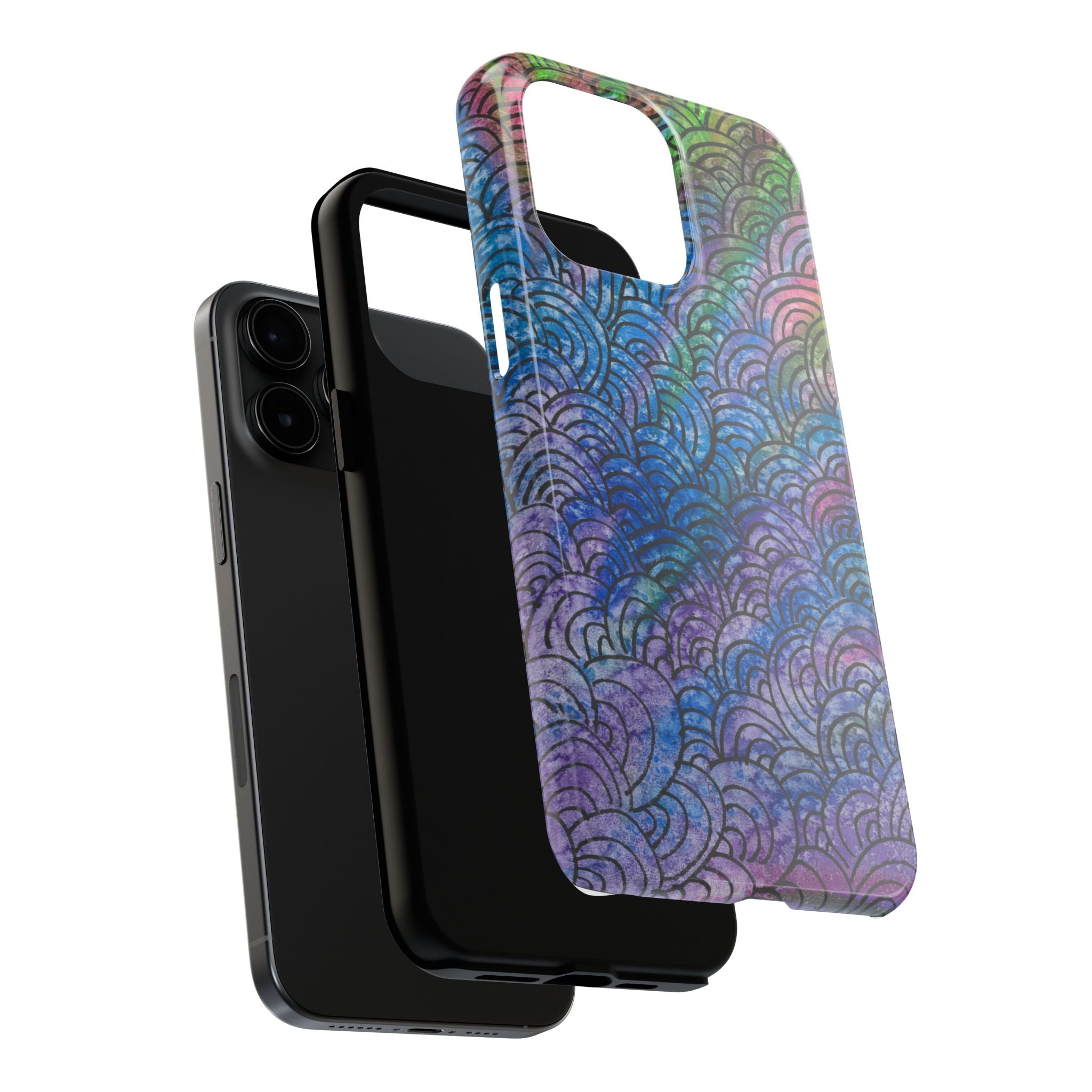 Tough Phone Case - All iPhones and Samsung Galaxys - Exciting Abstract Design #84 Ah! The Past