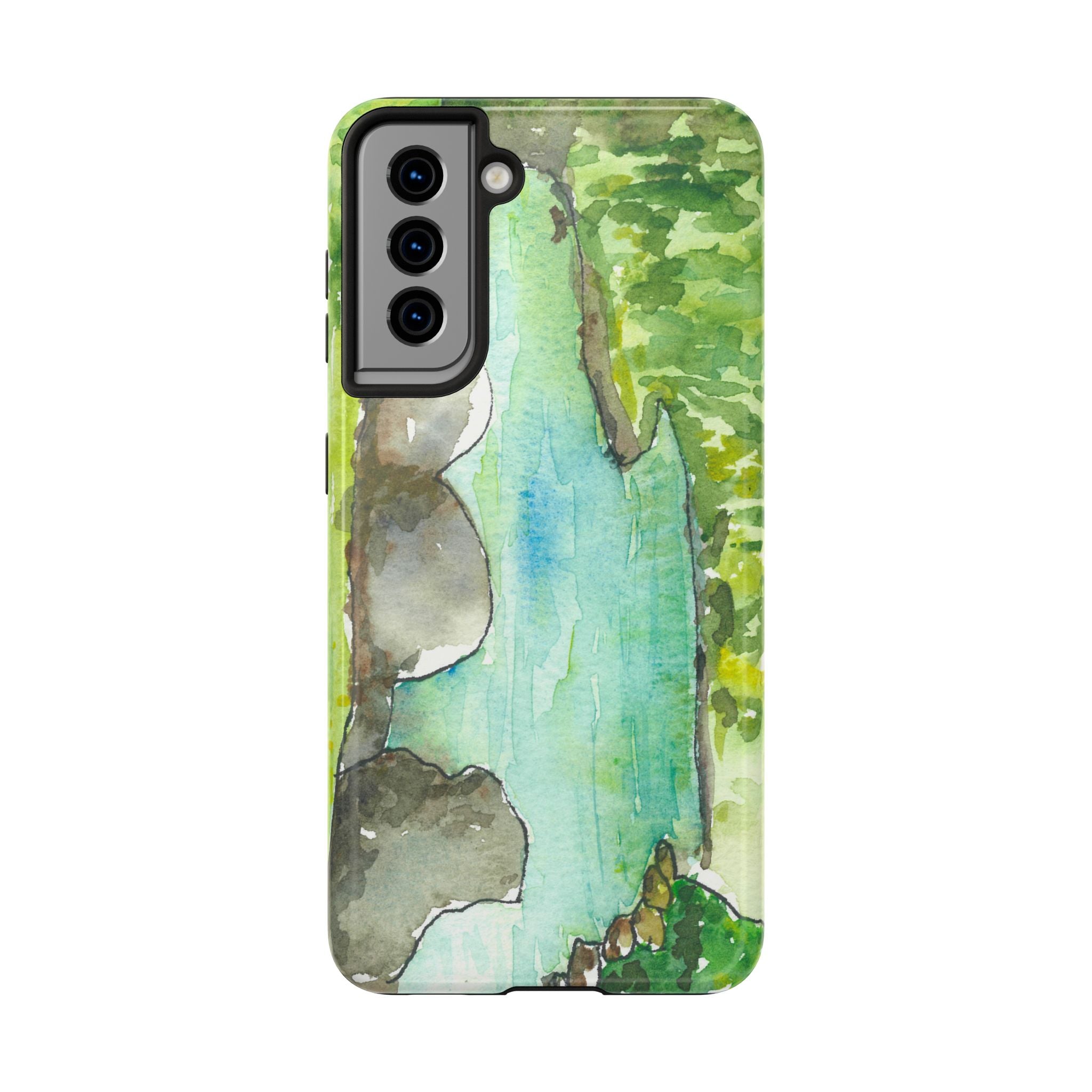 Tough Phone Case - All iPhones and Samsung Galaxys - Exciting Abstract Design #88 Tara River - Montenegro