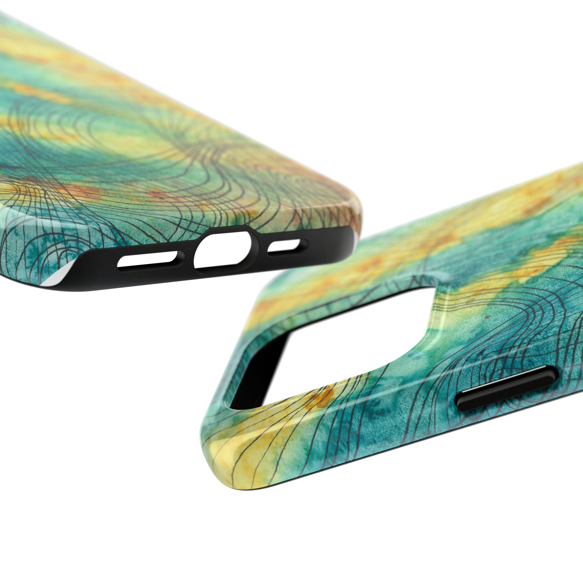 Tough Phone Case - All iPhones and Samsung Galaxys - Exciting Abstract Design #81 The Only Way Is Up