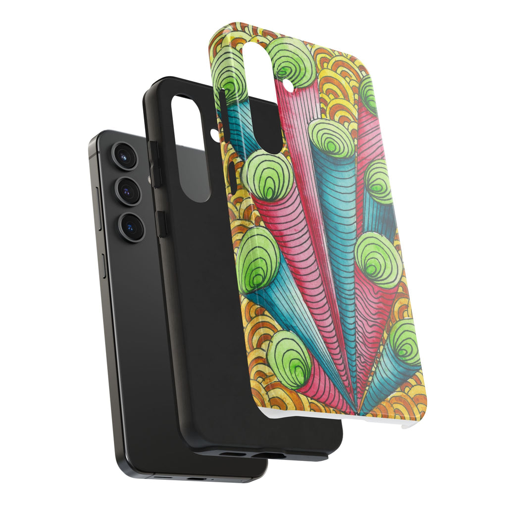 Tough Phone Case - All iPhones and Samsung Galaxys - Exciting Abstract Design #93 On A Mission