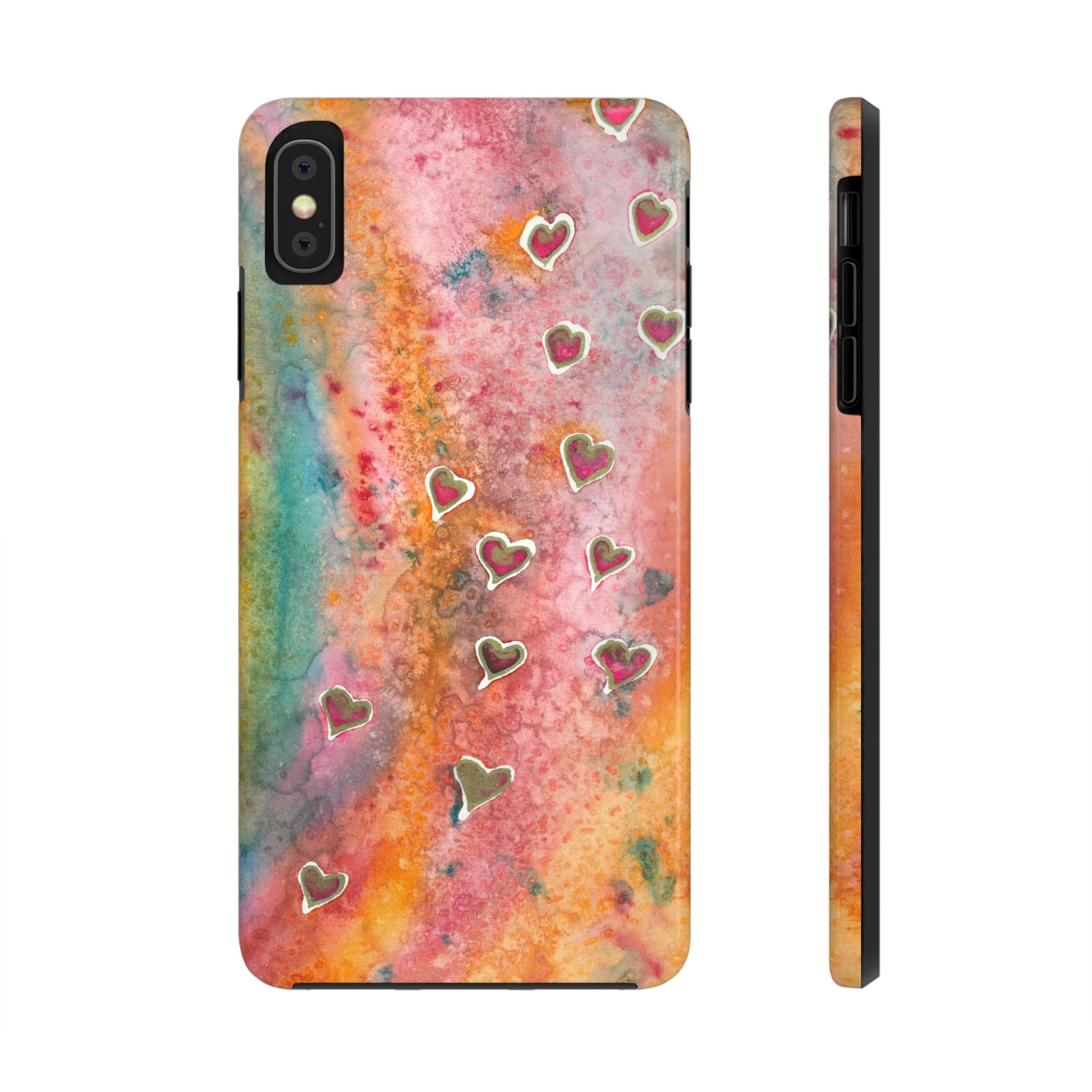 Tough Phone Case - All iPhones and Samsung Galaxys - Exciting Abstract Design #96 Love, Friendship, integrity