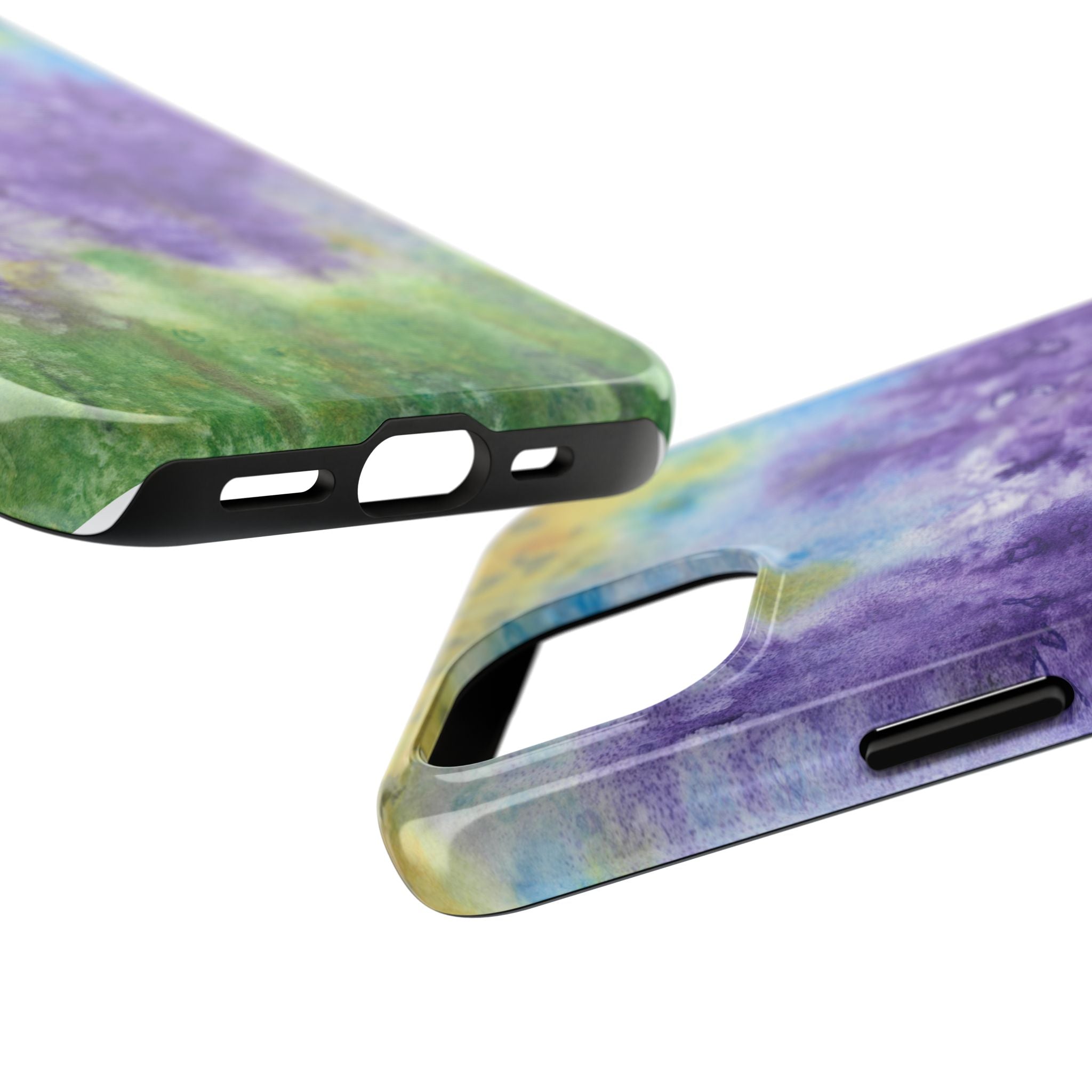 Tough Phone Case - All iPhones and Samsung Galaxys - Exciting Abstract Design #74 Lavender Fields
