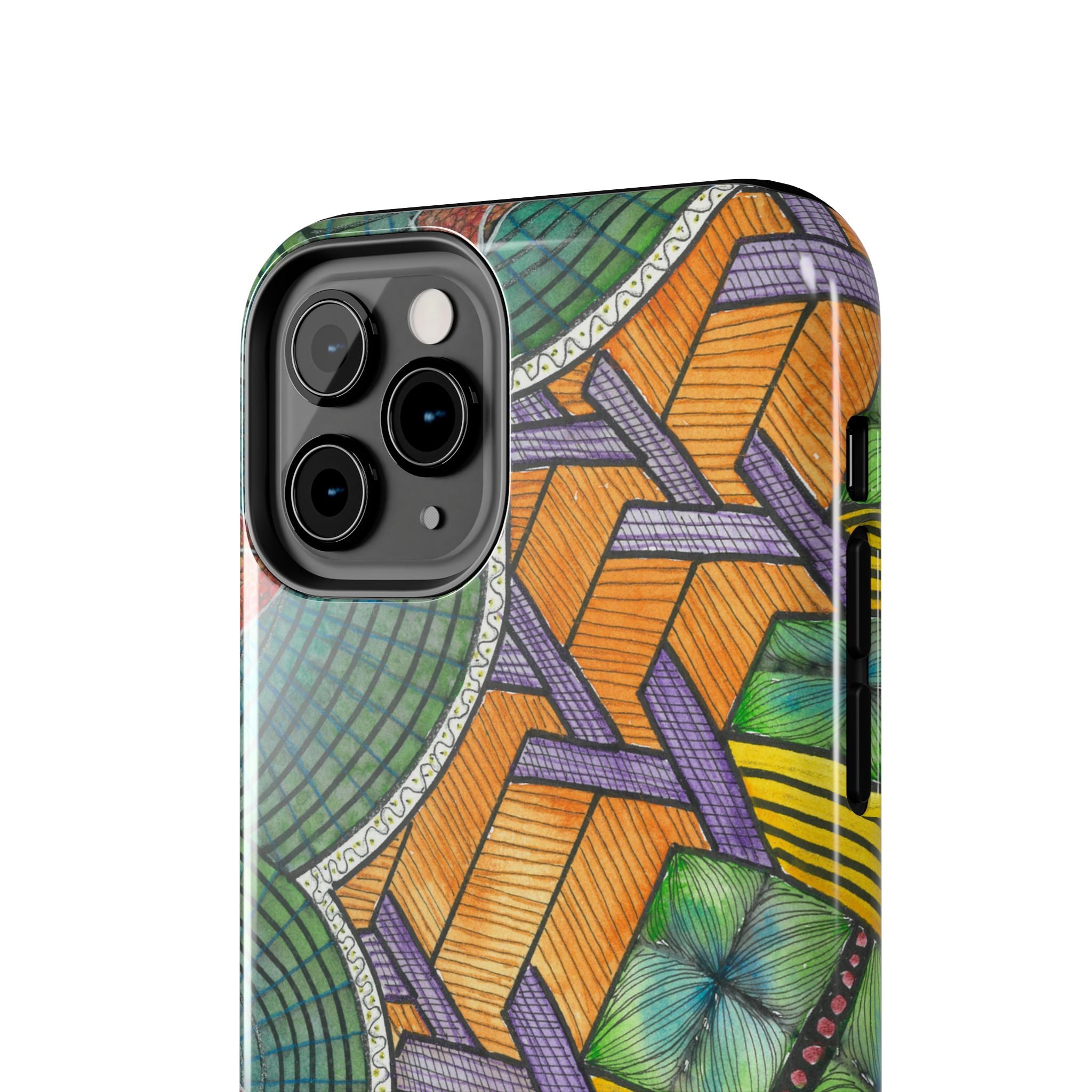 Tough Phone Case - All iPhones and Samsung Galaxys - Exciting Abstract Design #31 T'Eye Land