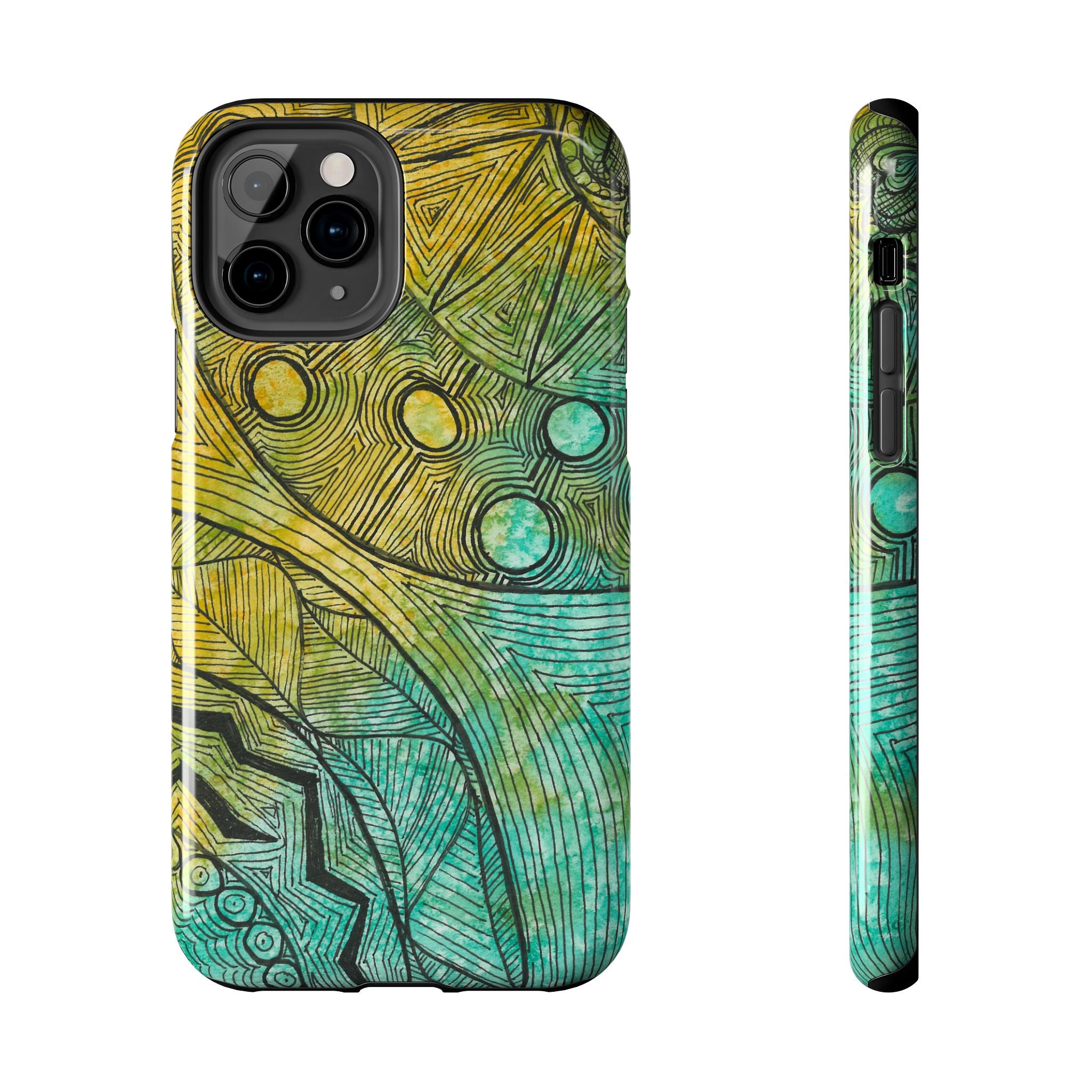 Tough Phone Case - All iPhones and Samsung Galaxys - Exciting Abstract Design #27 Come What May
