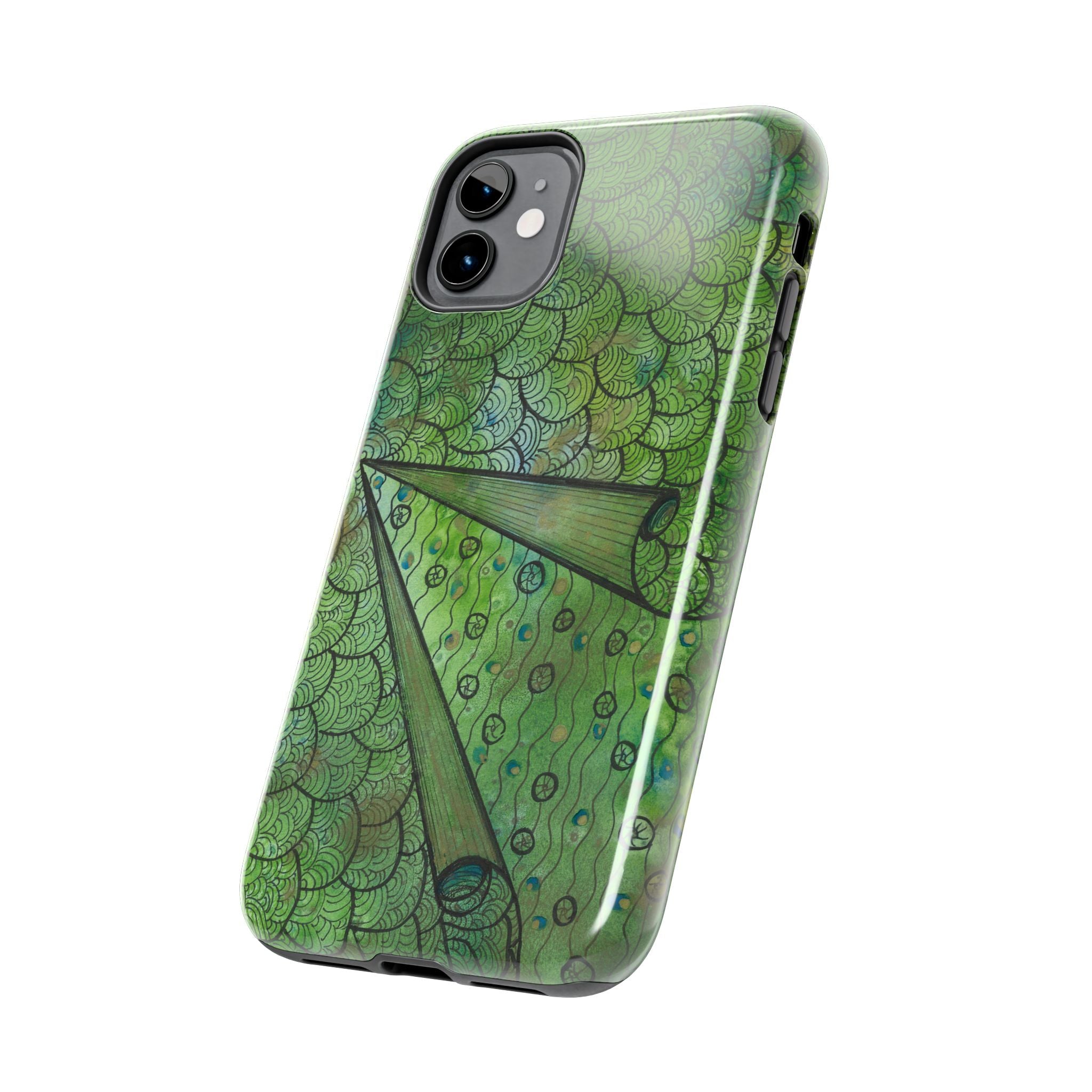 Tough Phone Case - All iPhones and Samsung Galaxys - Exciting Abstract Design #69 New Horizons