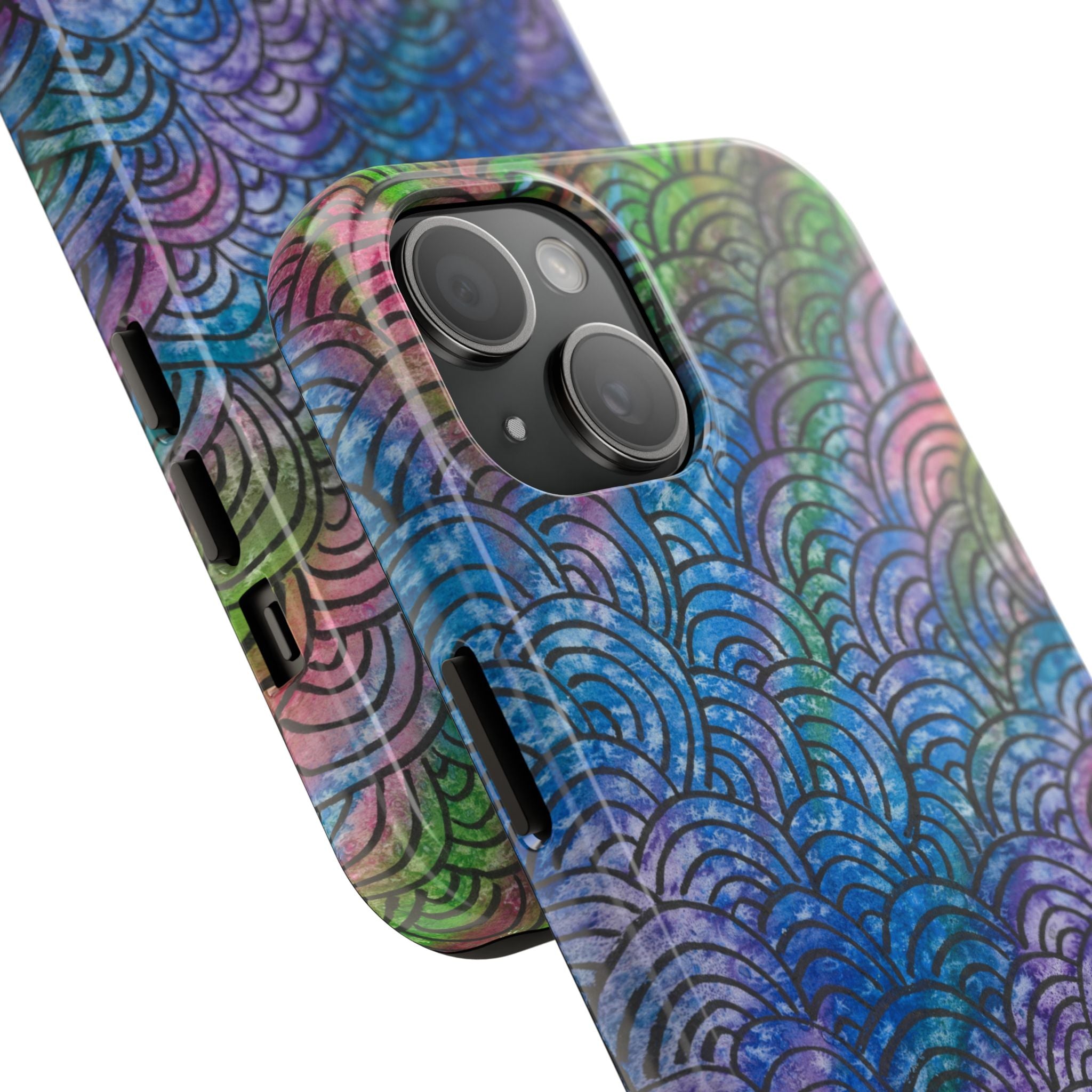 Tough Phone Case - All iPhones and Samsung Galaxys - Exciting Abstract Design #84 Ah! The Past