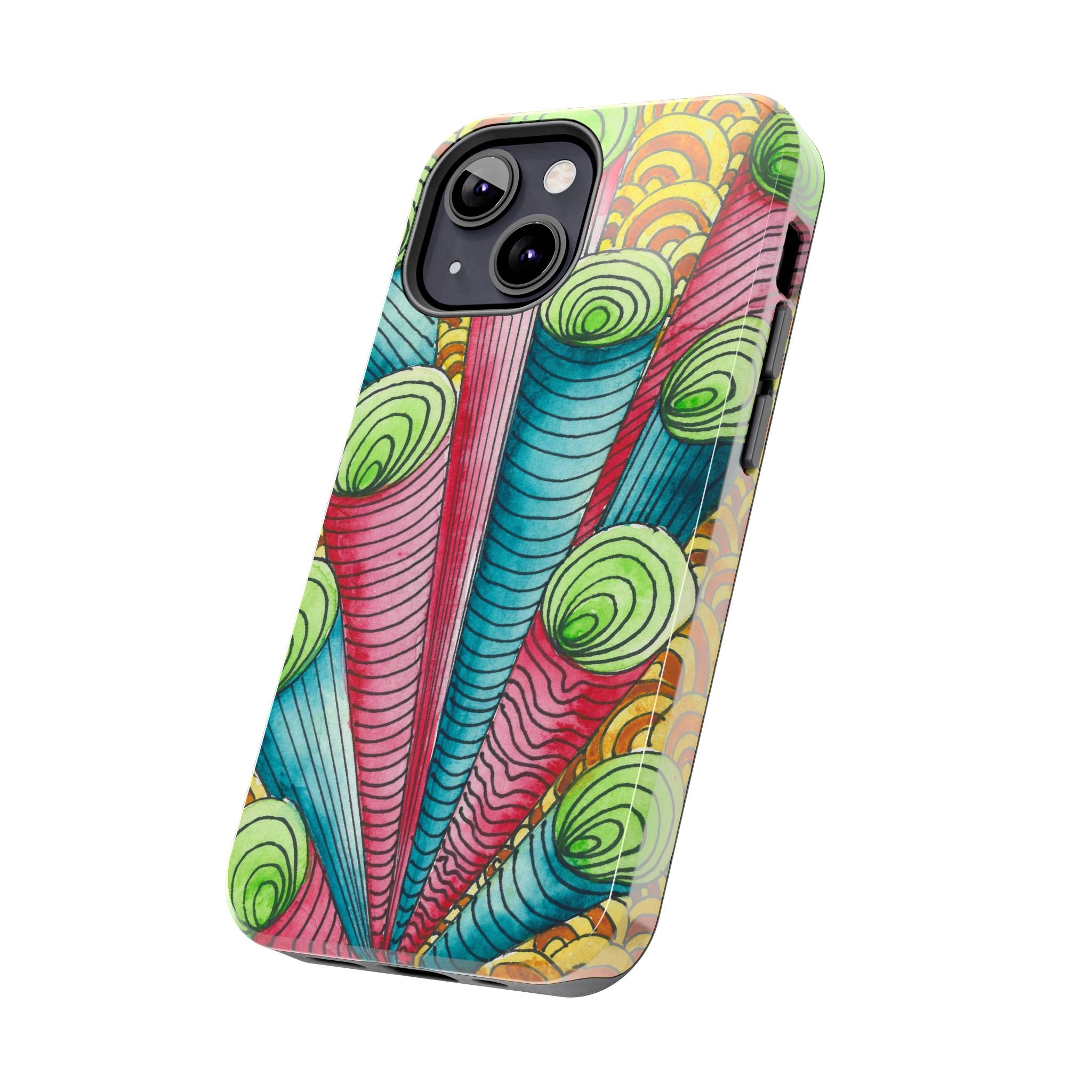 Tough Phone Case - All iPhones and Samsung Galaxys - Exciting Abstract Design #93 On A Mission