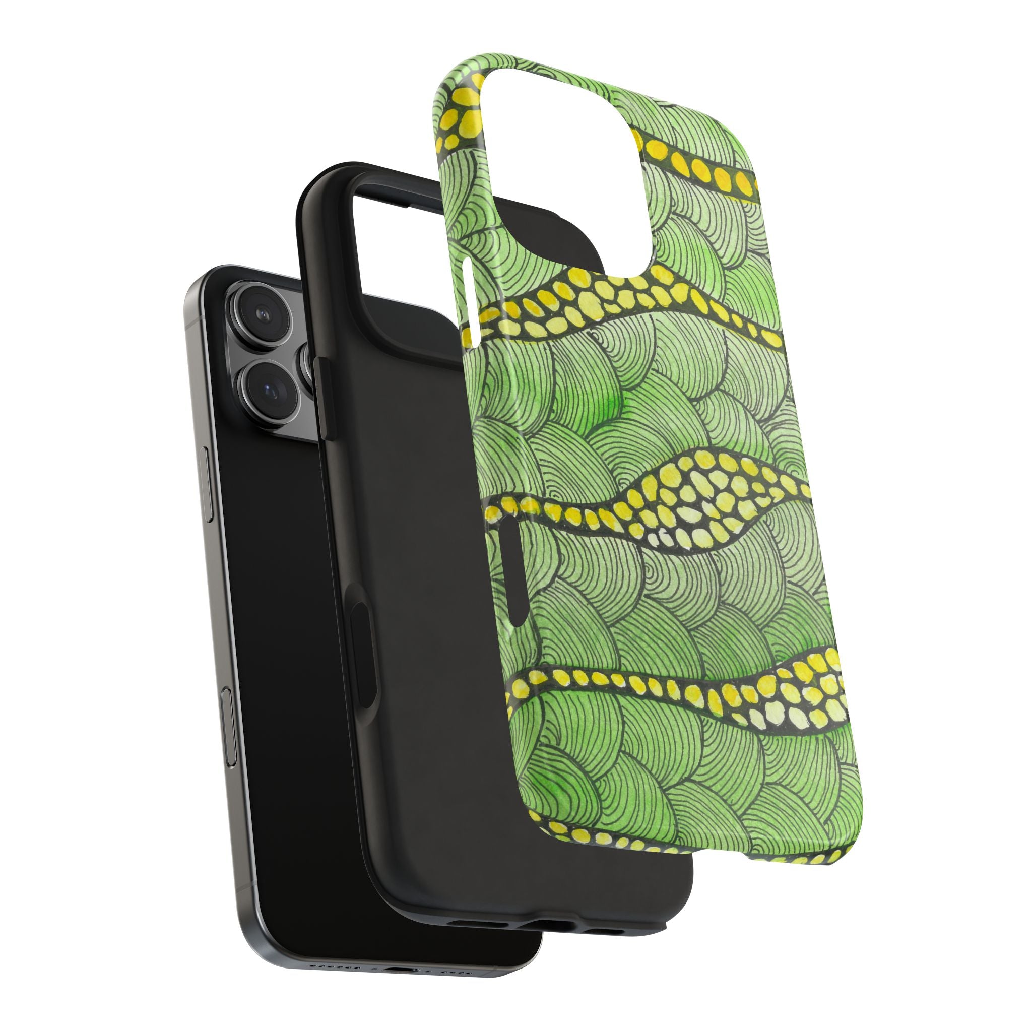 Tough Phone Case - All iPhones and Samsung Galaxys - Exciting Abstract Design #13 Watcha Thinking