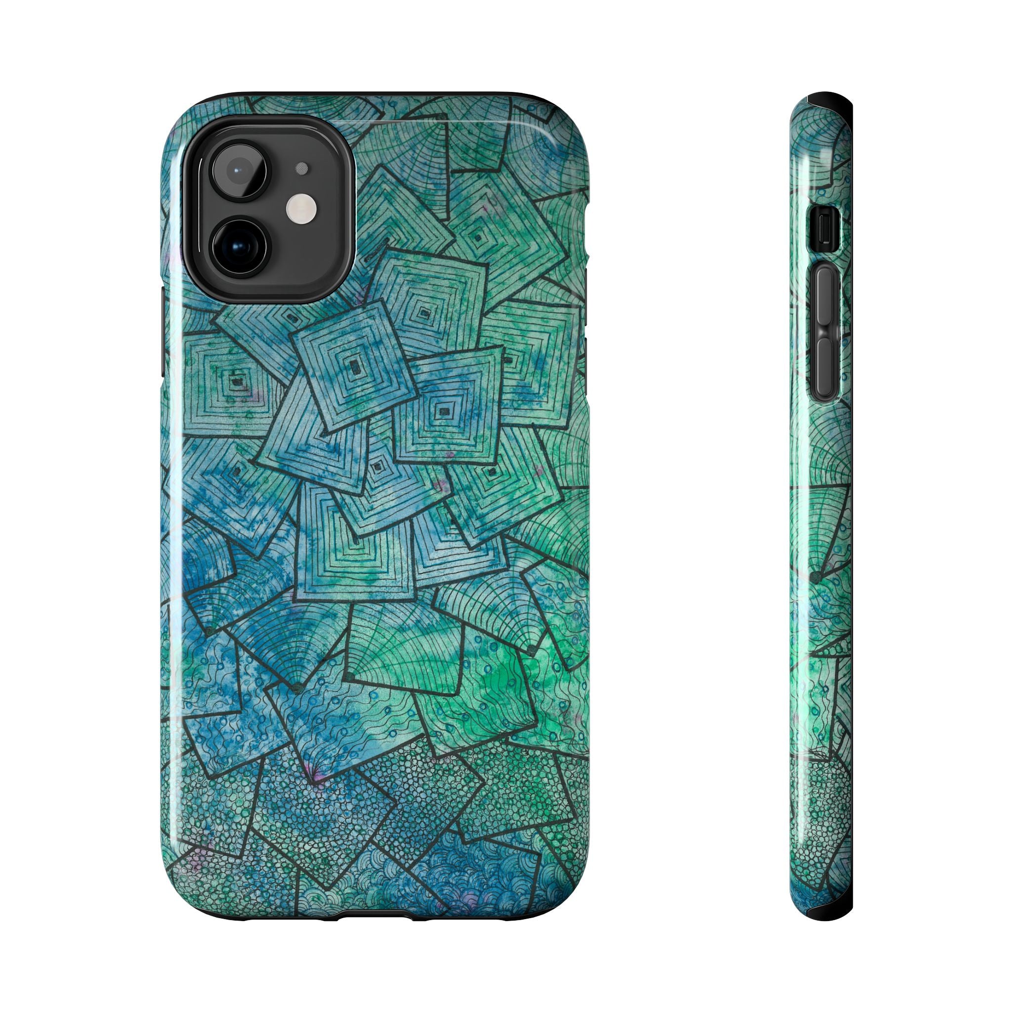 Tough Phone Case - All iPhones and Samsung Galaxys - Exciting Abstract Design #65 And The Answer Is