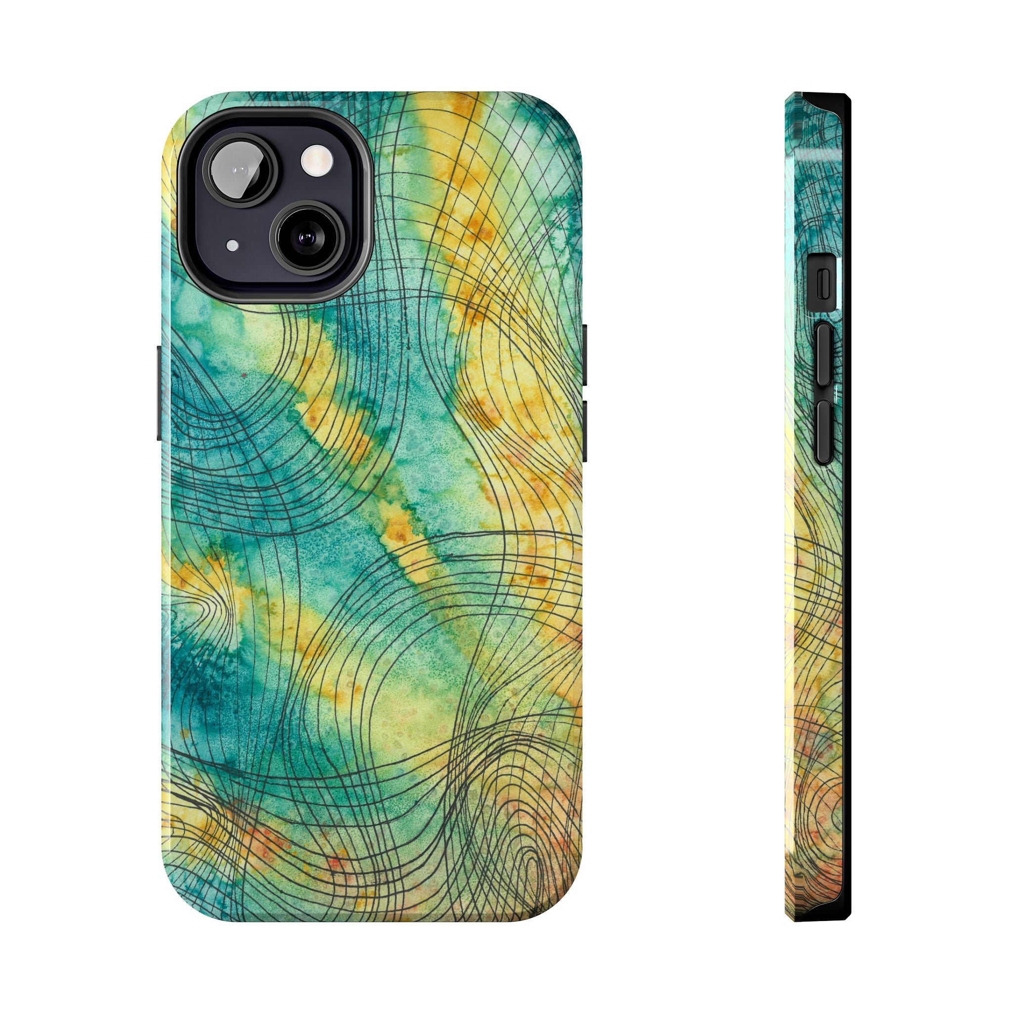 Tough Phone Case - All iPhones and Samsung Galaxys - Exciting Abstract Design #81 The Only Way Is Up