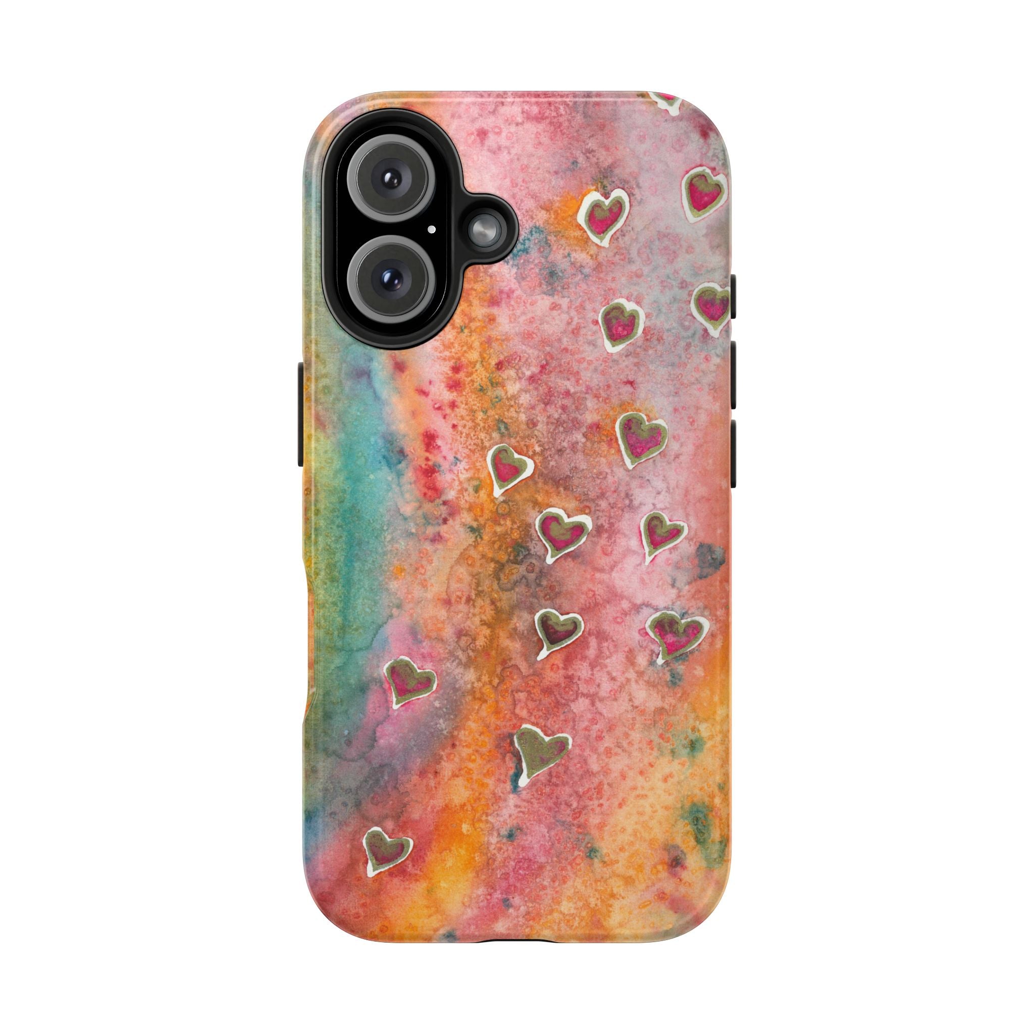 Tough Phone Case - All iPhones and Samsung Galaxys - Exciting Abstract Design #96 Love, Friendship, integrity