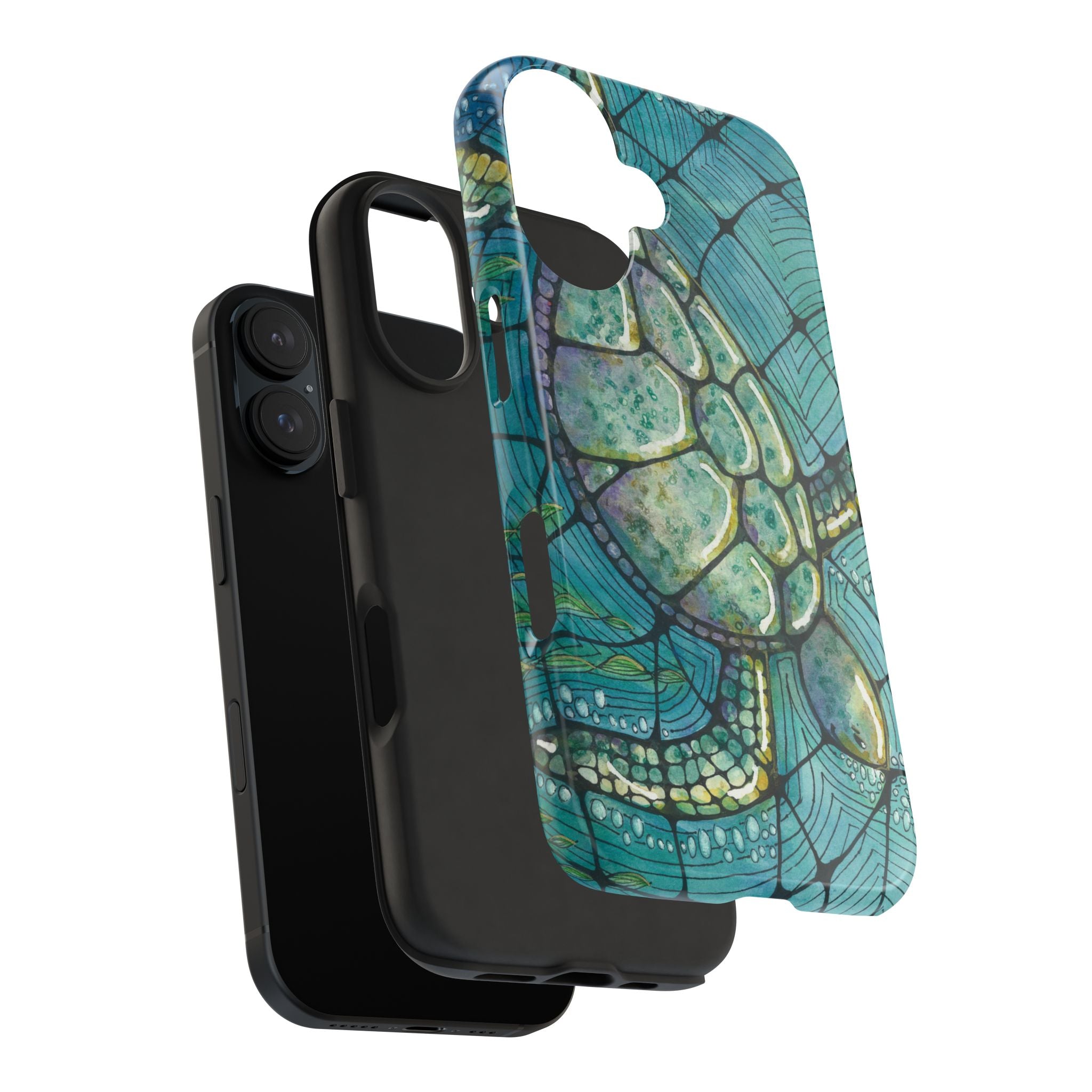 Tough Phone Case - All iPhones and Samsung Galaxys - Exciting Abstract Design #73 Turtling Along
