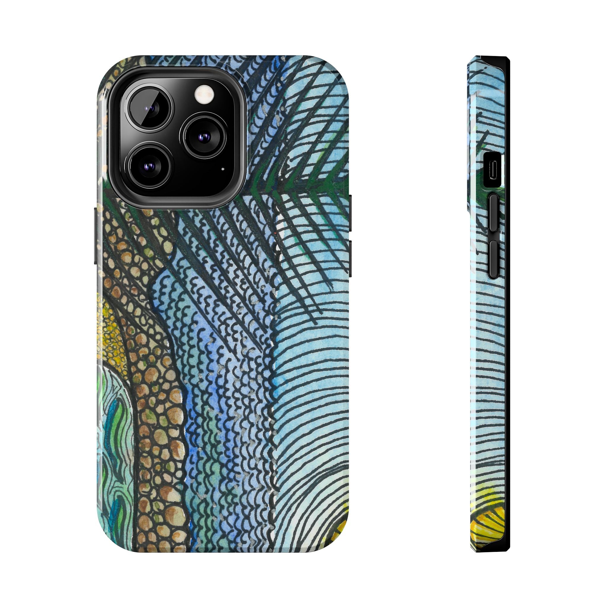 Tough Phone Case - All iPhones and Samsung Galaxys - Exciting Abstract Design #47 Cottesloe