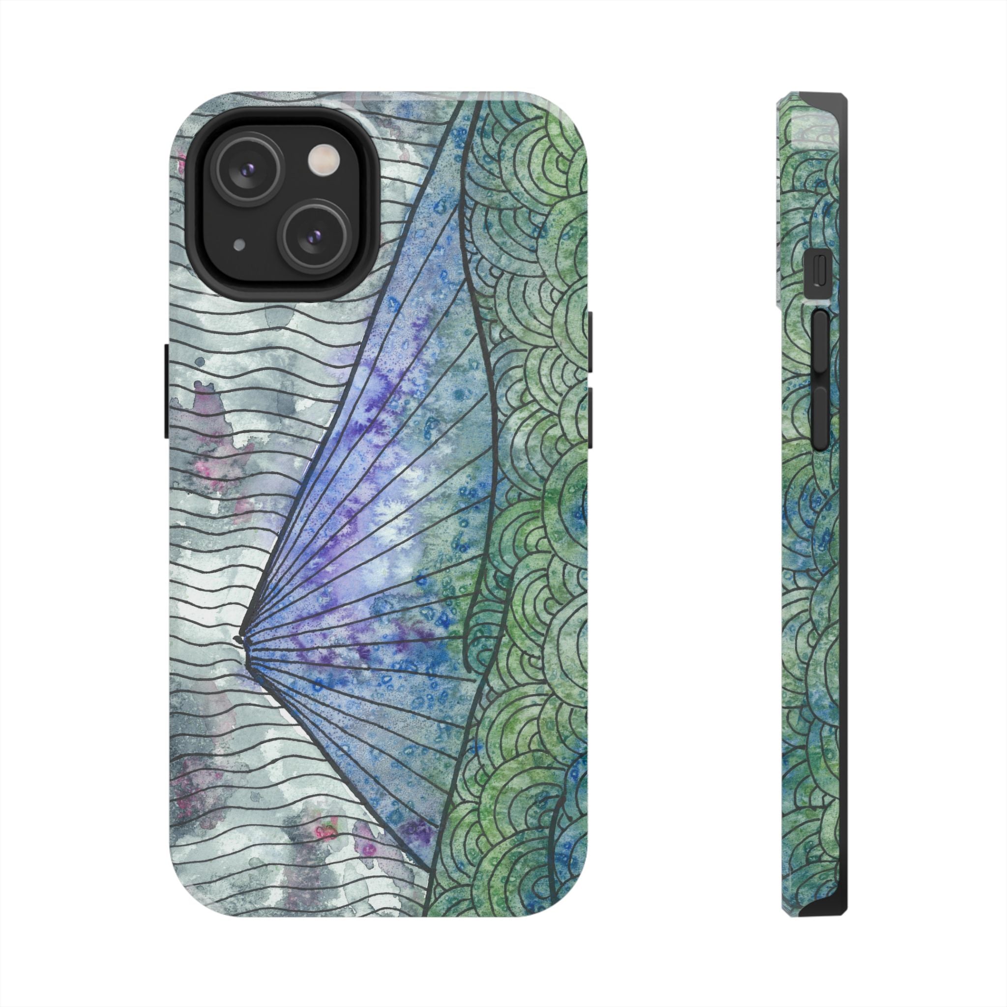 Tough Phone Case - All iPhones and Samsung Galaxys - Exciting Abstract Design #90 Rtanj Pyramid - Serbia