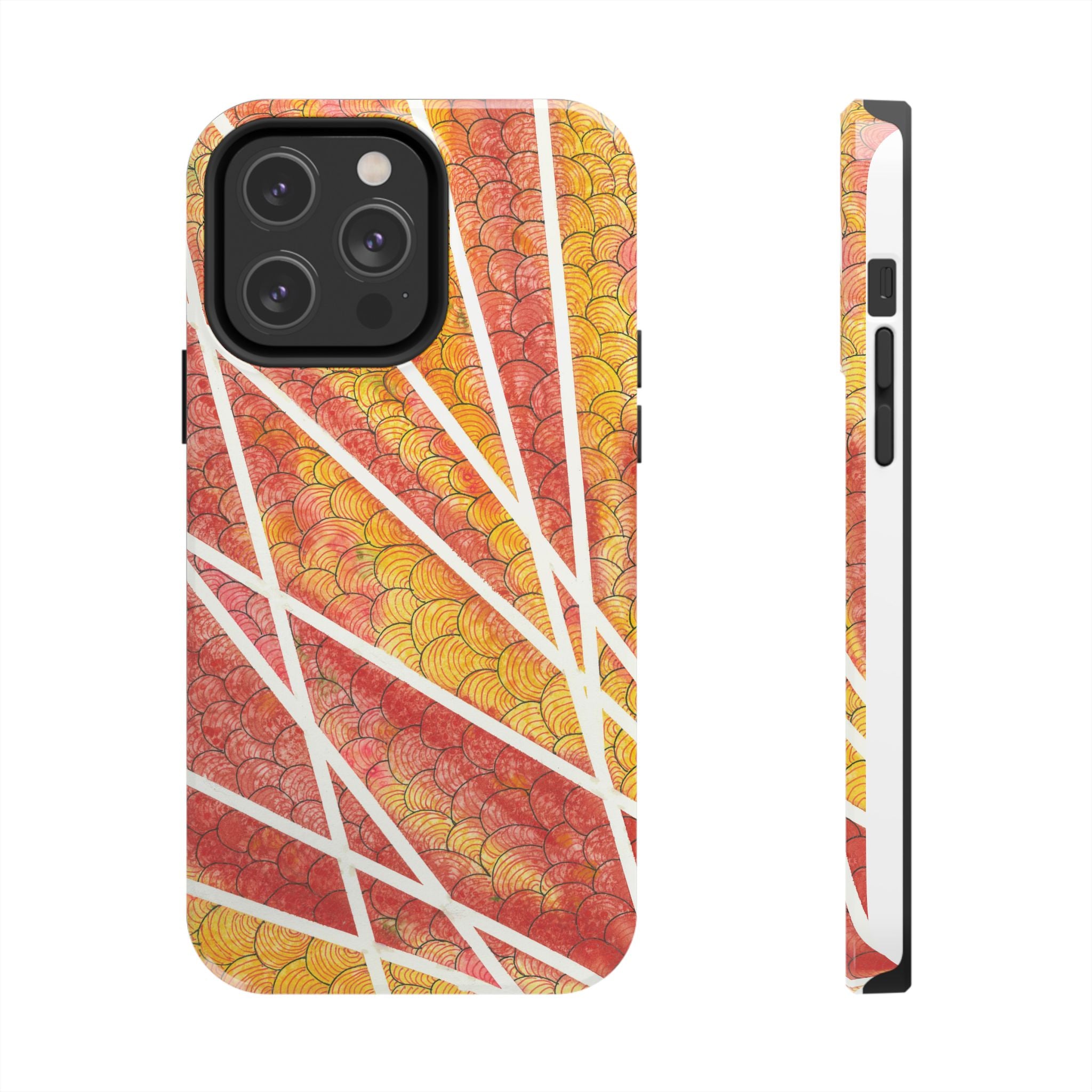 Tough Phone Case - All iPhones and Samsung Galaxys - Exciting Abstract Design #67 Max Mimosa