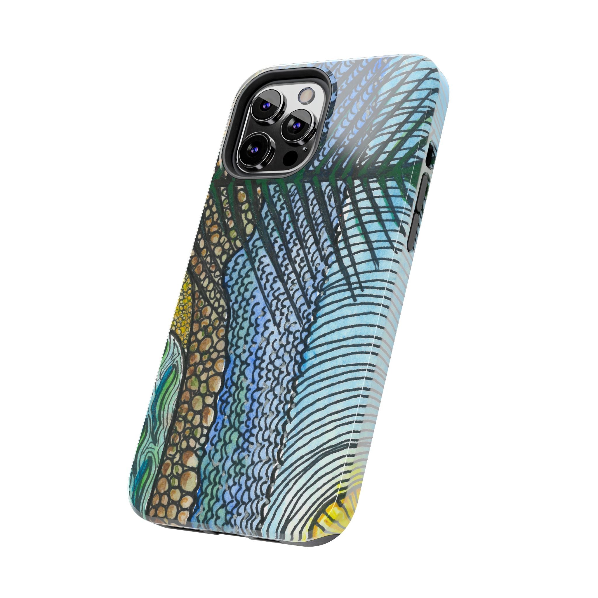 Tough Phone Case - All iPhones and Samsung Galaxys - Exciting Abstract Design #47 Cottesloe
