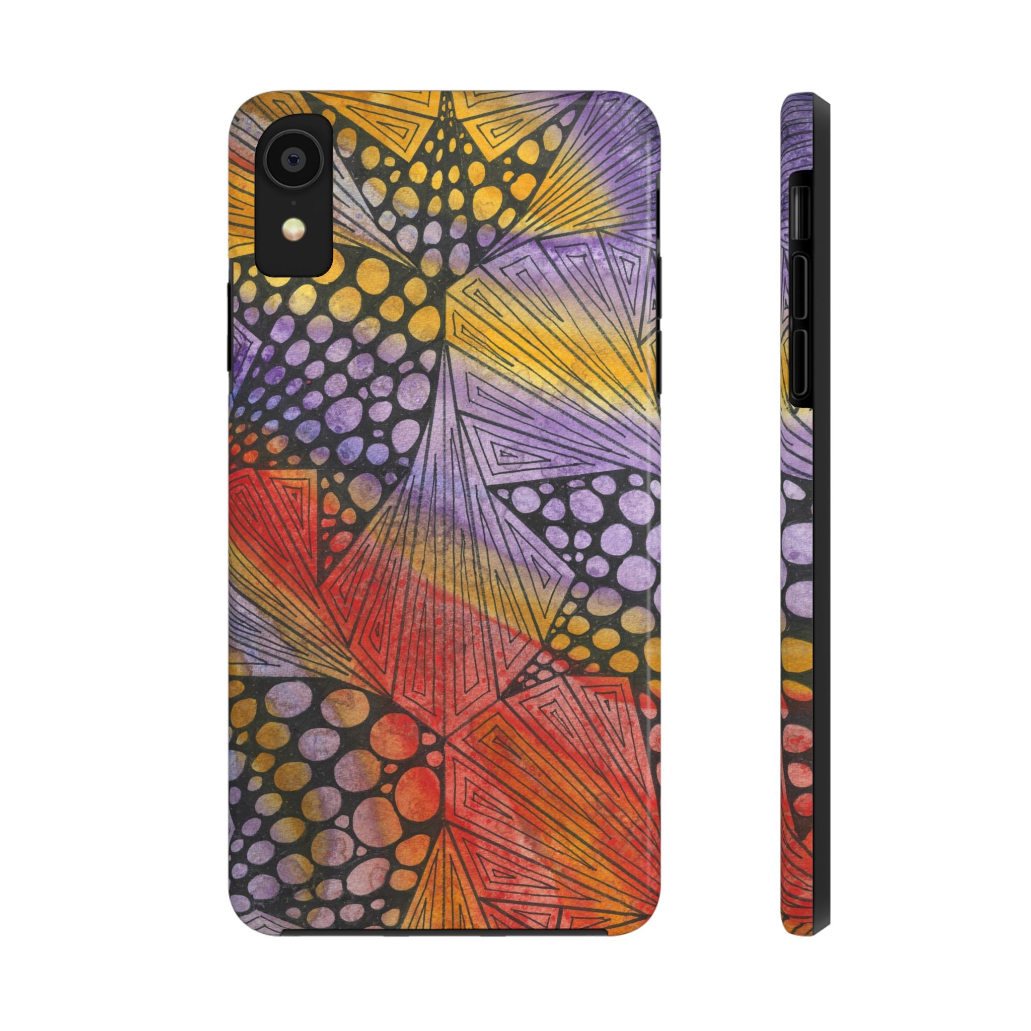 Tough Phone Case - All iPhones and Samsung Galaxys - Exciting Abstract Design #82 Fighting Delusions
