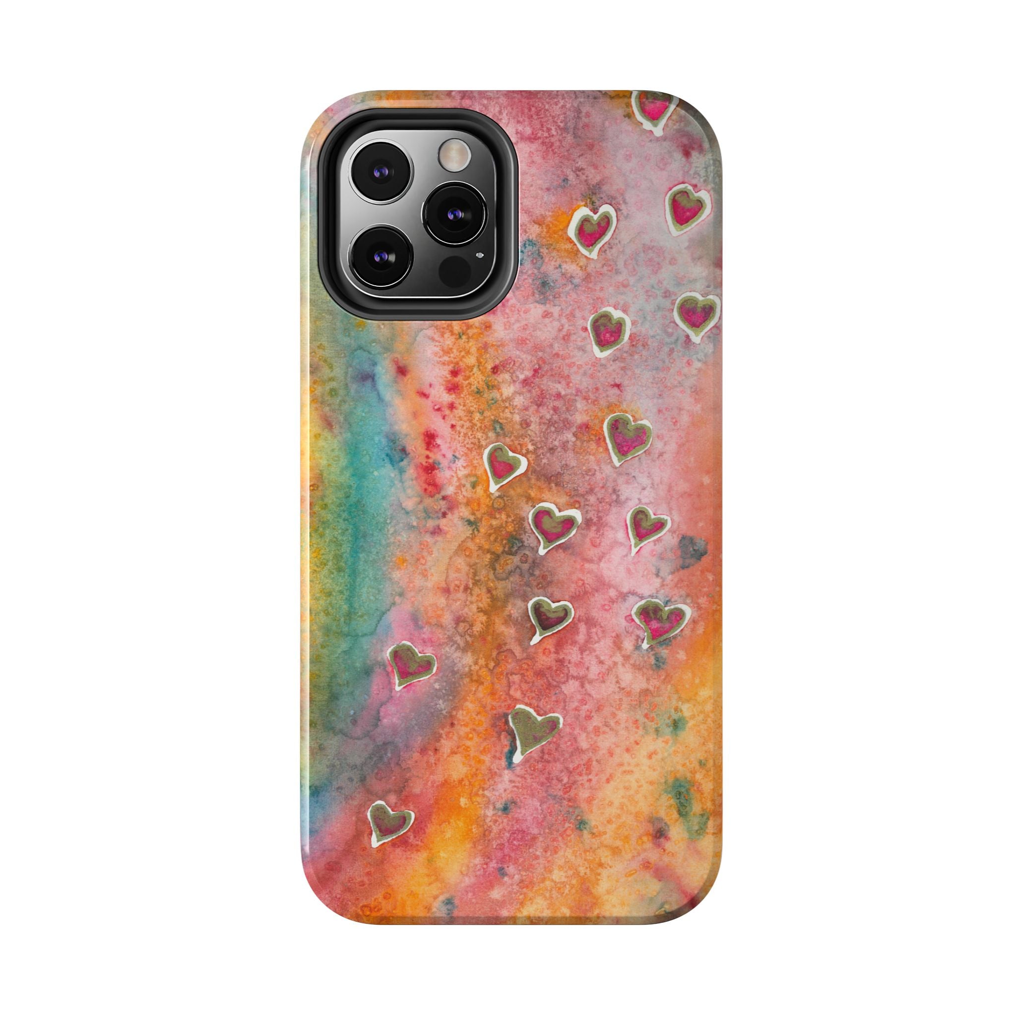 Tough Phone Case - All iPhones and Samsung Galaxys - Exciting Abstract Design #96 Love, Friendship, integrity