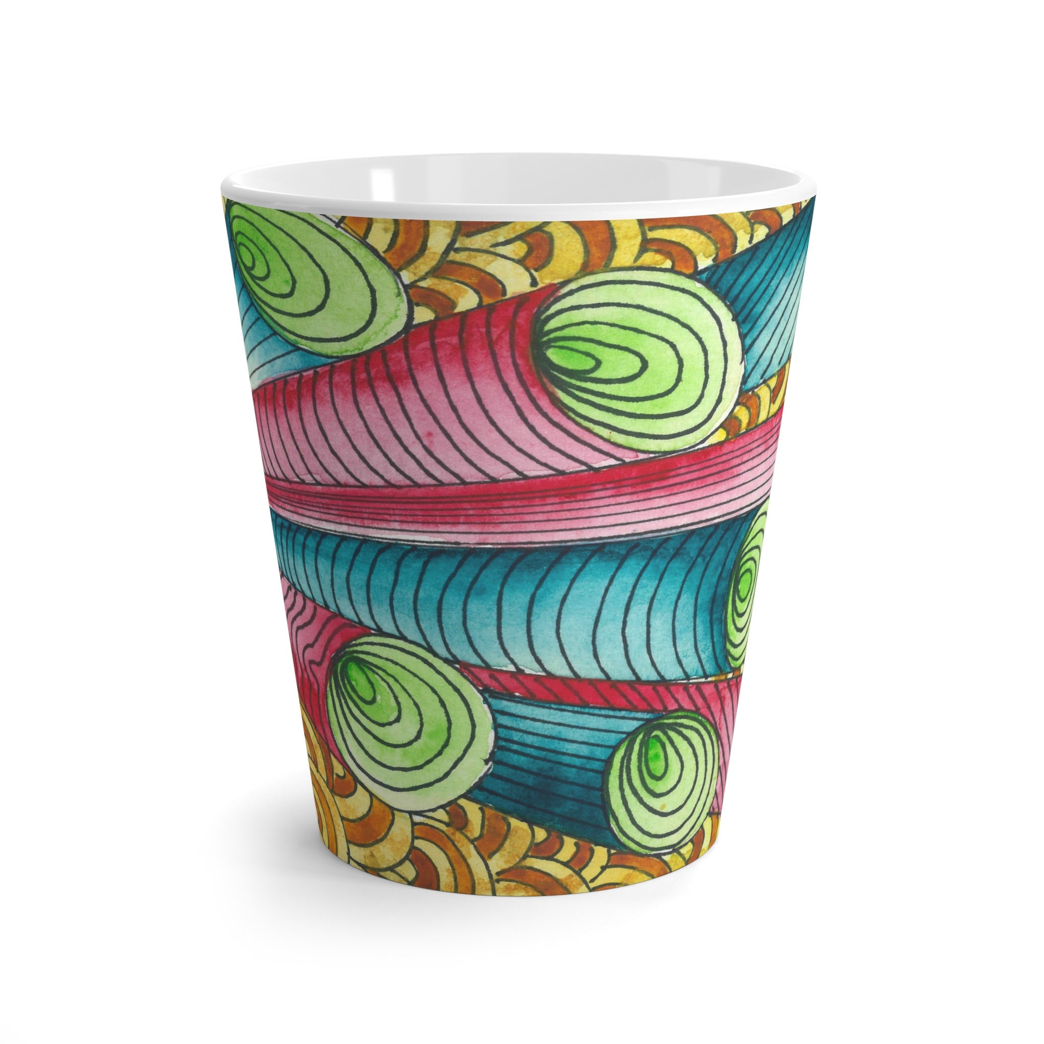Coffee Mugs and Cups. Colourful Abstract Designs. Perfect for Home, Office or Special Gift #93 On A Mission