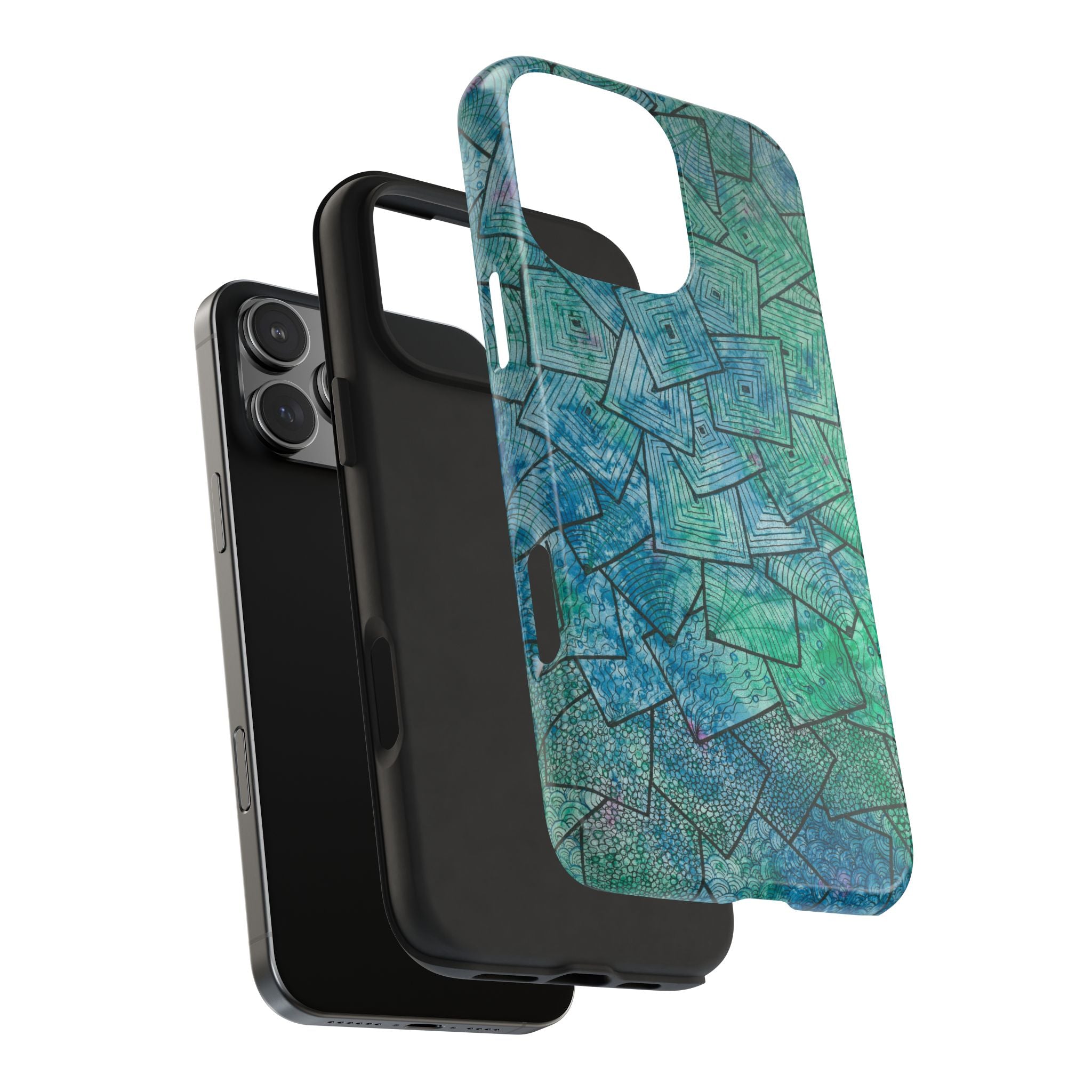 Tough Phone Case - All iPhones and Samsung Galaxys - Exciting Abstract Design #65 And The Answer Is