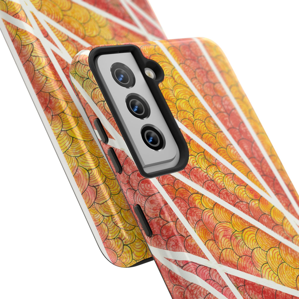 Tough Phone Case - All iPhones and Samsung Galaxys - Exciting Abstract Design #67 Max Mimosa