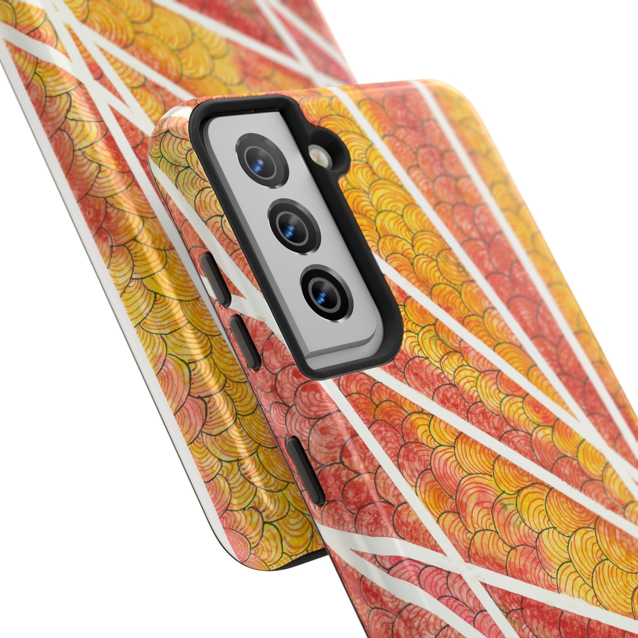 Tough Phone Case - All iPhones and Samsung Galaxys - Exciting Abstract Design #67 Max Mimosa