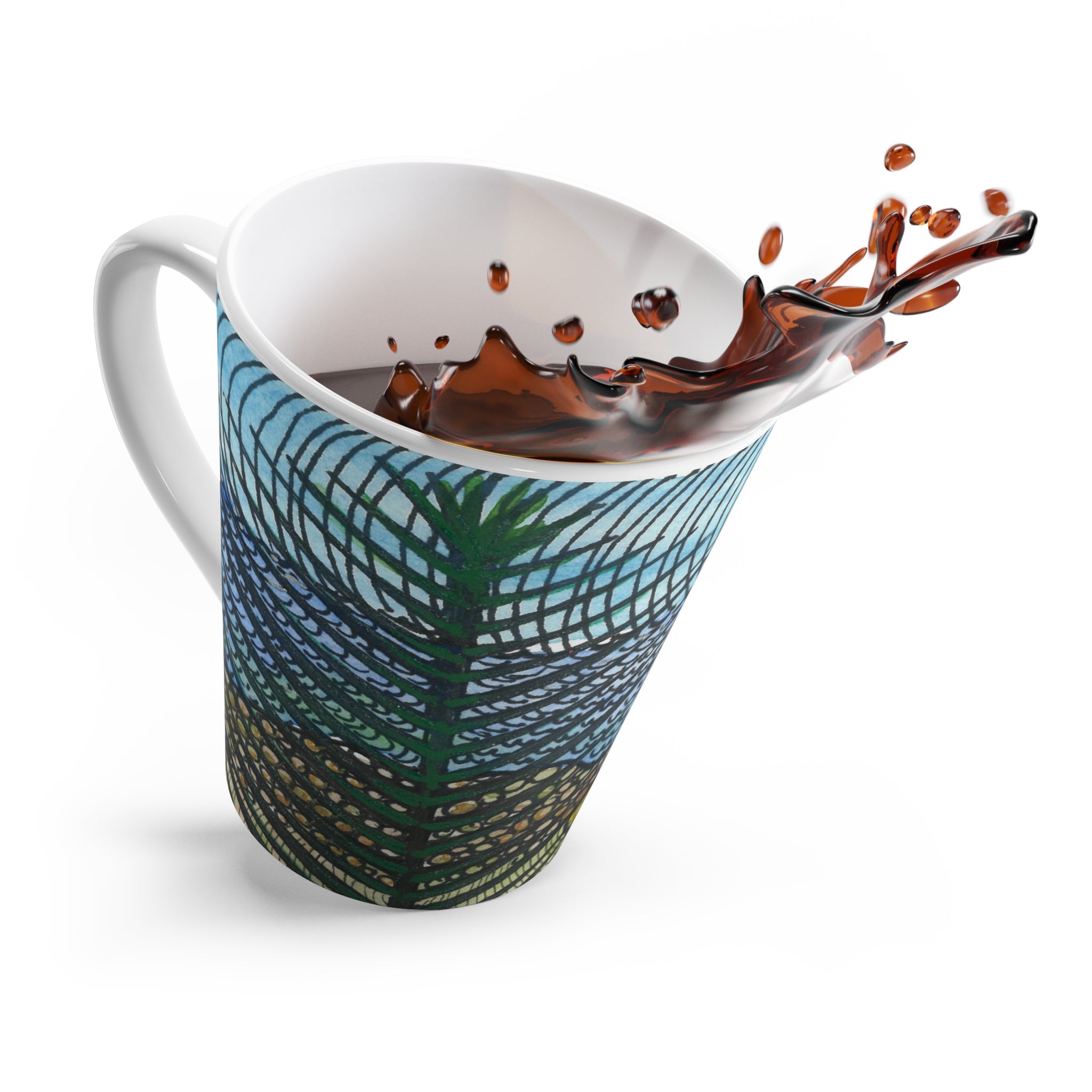 Coffee Mugs and Cups. Colourful Abstract Designs. Perfect for Home, Office or Special Gift #47 Cottesloe