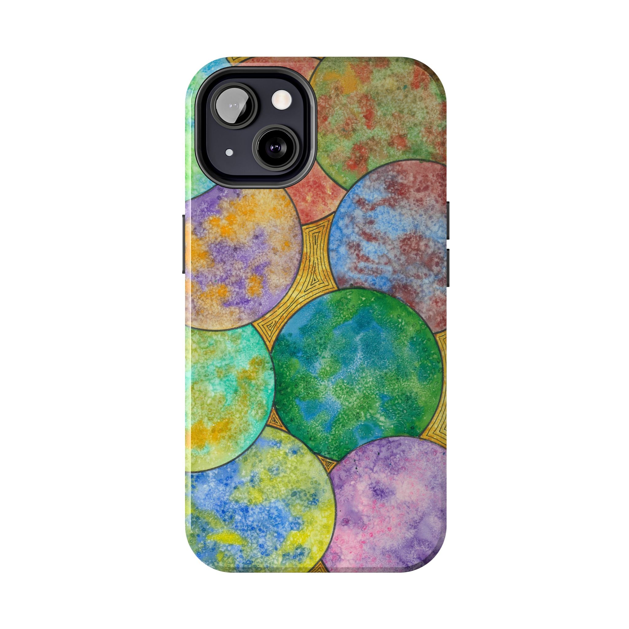 Tough Phone Case - All iPhones and Samsung Galaxys - Exciting Abstract Design #61 Worlds Apart